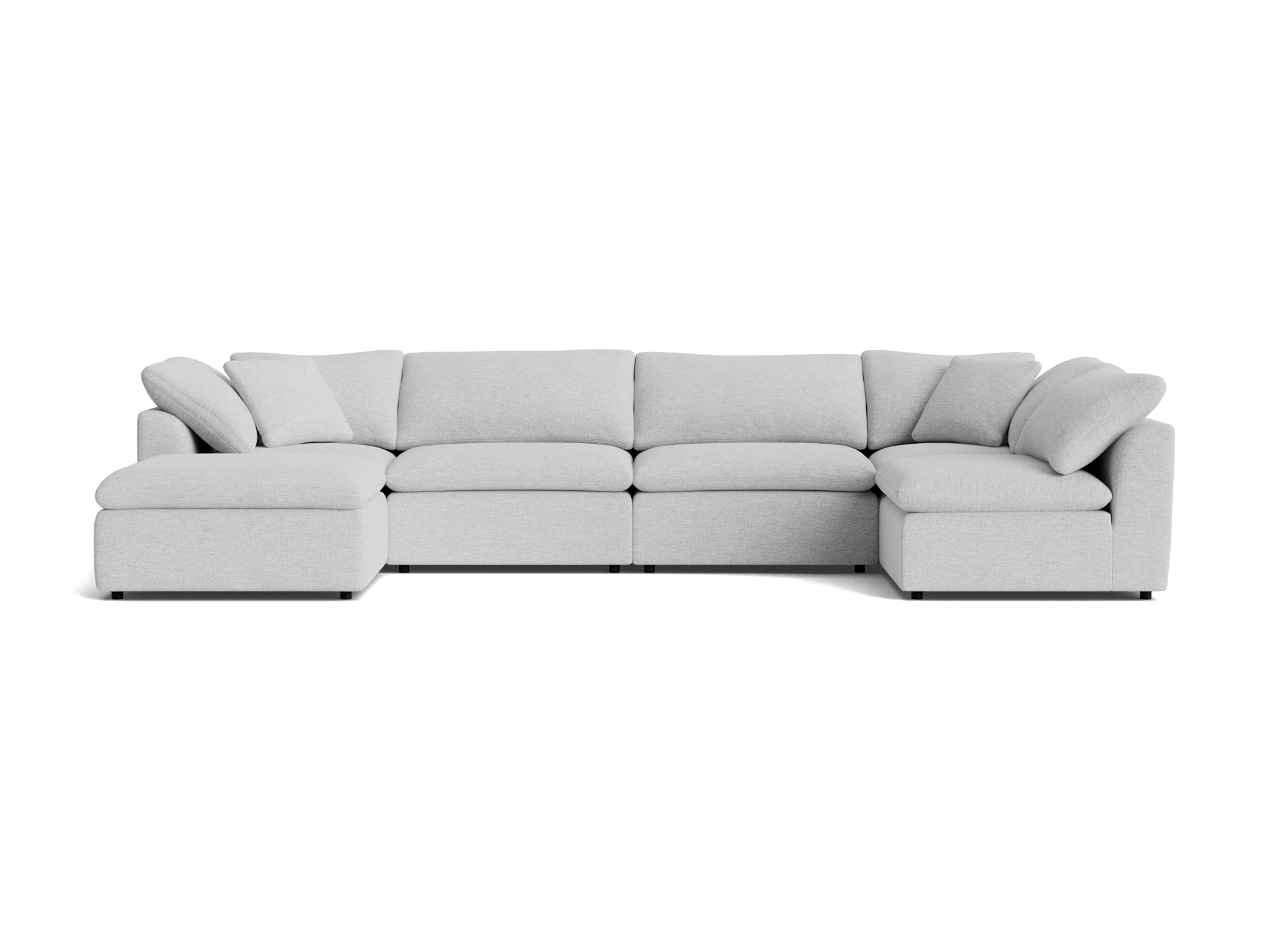 bryant modular grand sofa bumper sectional milo dove