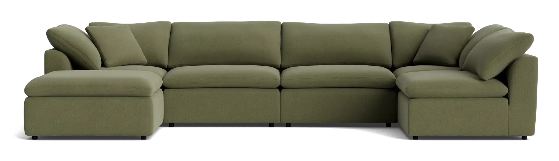 bryant modular grand sofa bumper sectional faithful olive