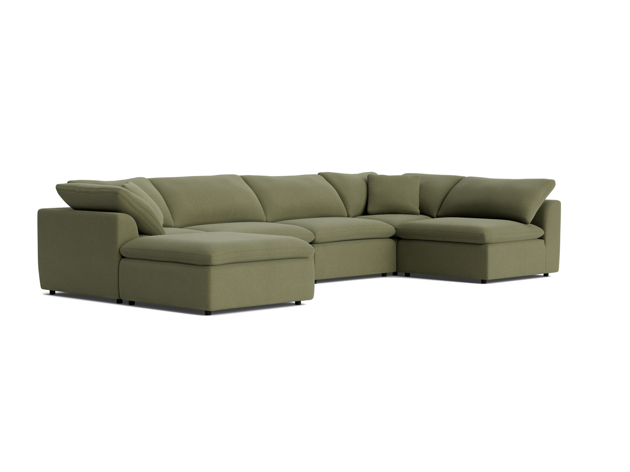 bryant modular grand sofa bumper sectional faithful olive