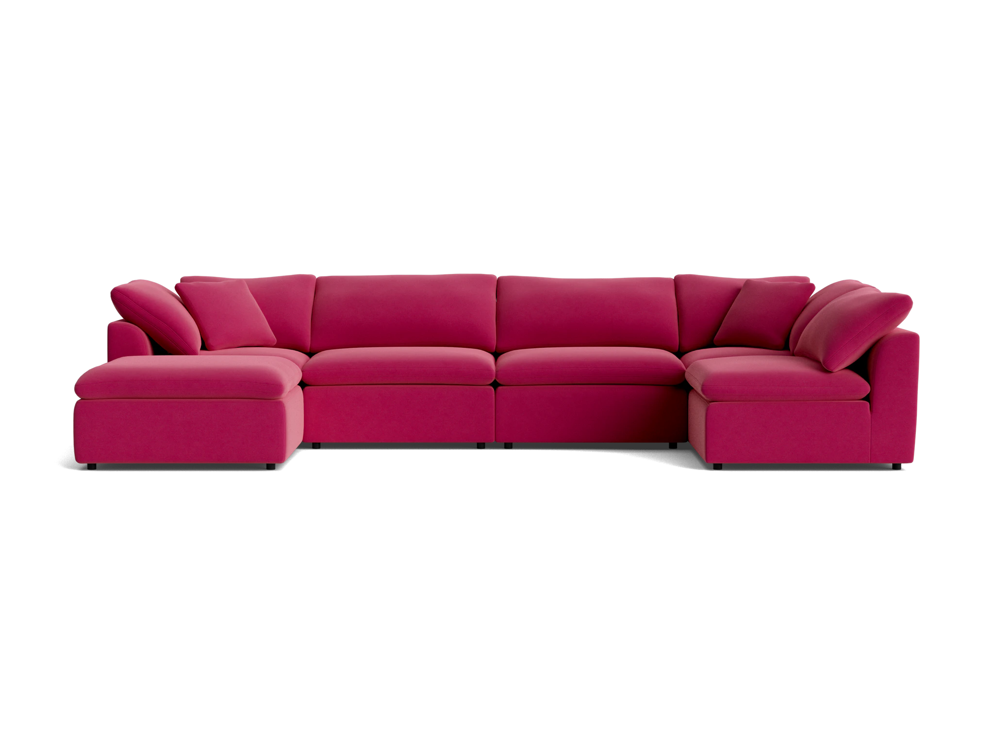 bryant modular grand sofa bumper sectional royale berry