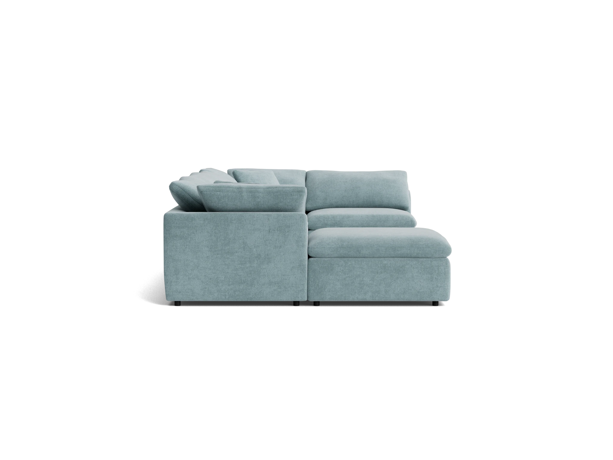 bryant modular grand sofa bumper sectional plush mist