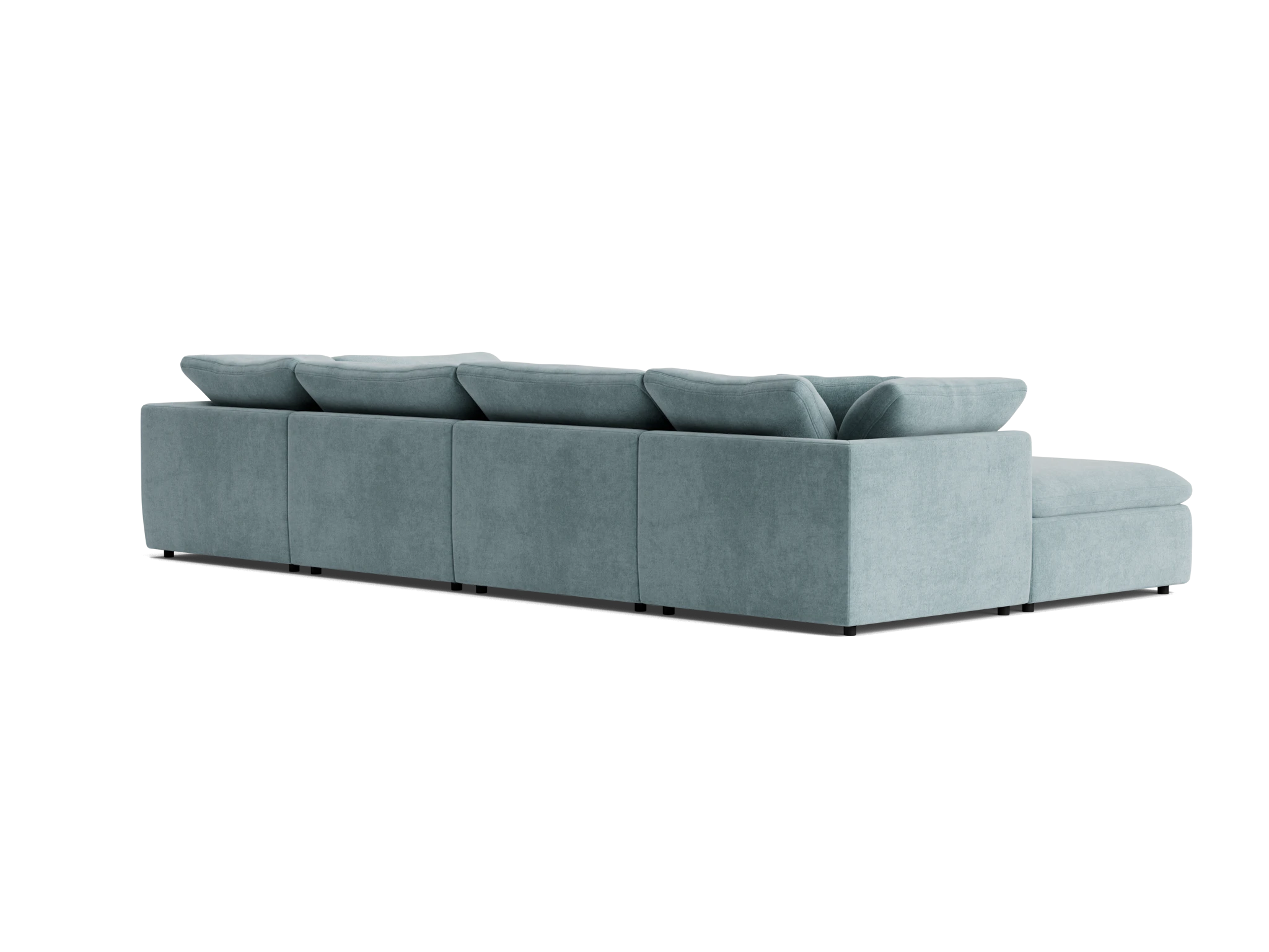 bryant modular grand sofa bumper sectional plush mist