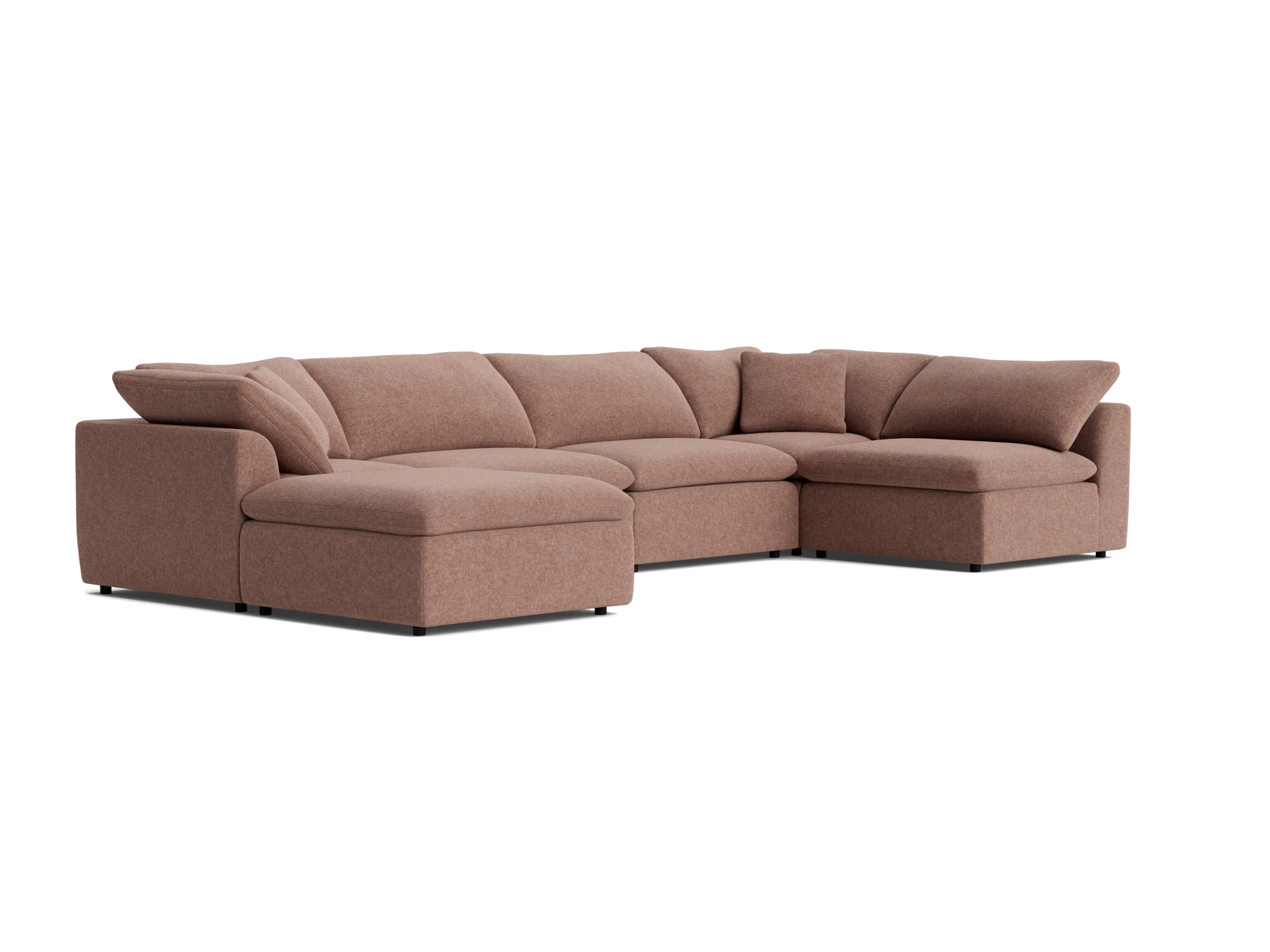 bryant modular grand sofa bumper sectional kenley mauve