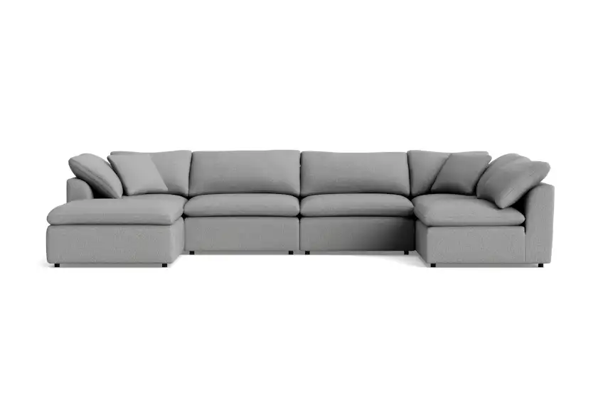 bryant modular grand sofa bumper sectional taylor felt gray