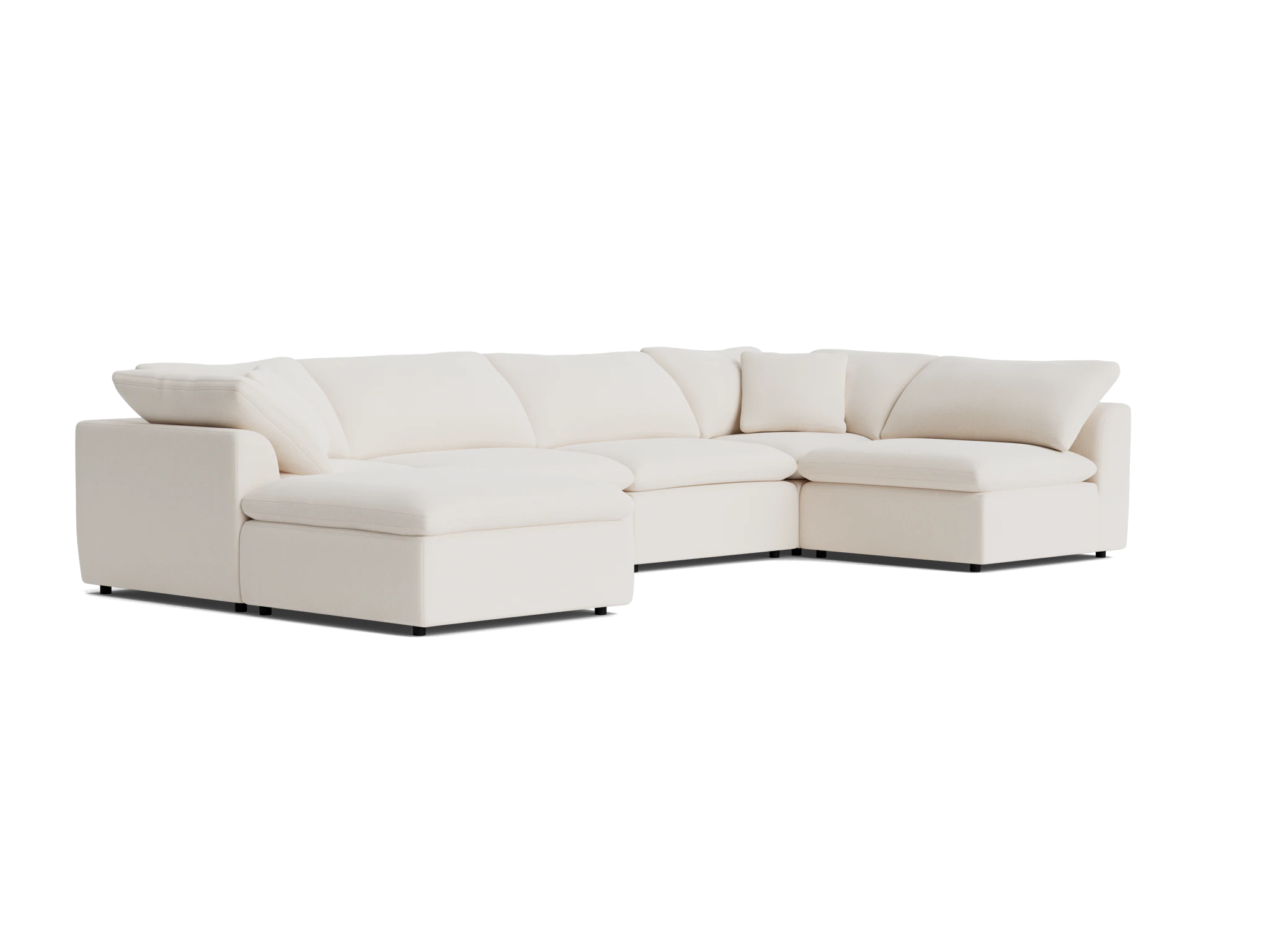 bryant modular grand sofa bumper sectional caspiar ivory