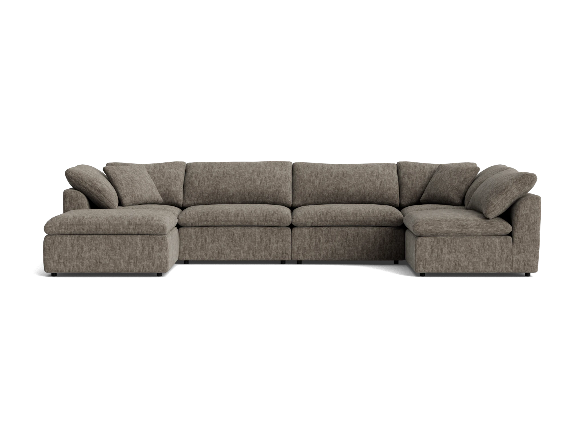 bryant modular grand sofa bumper sectional crave mocha latte