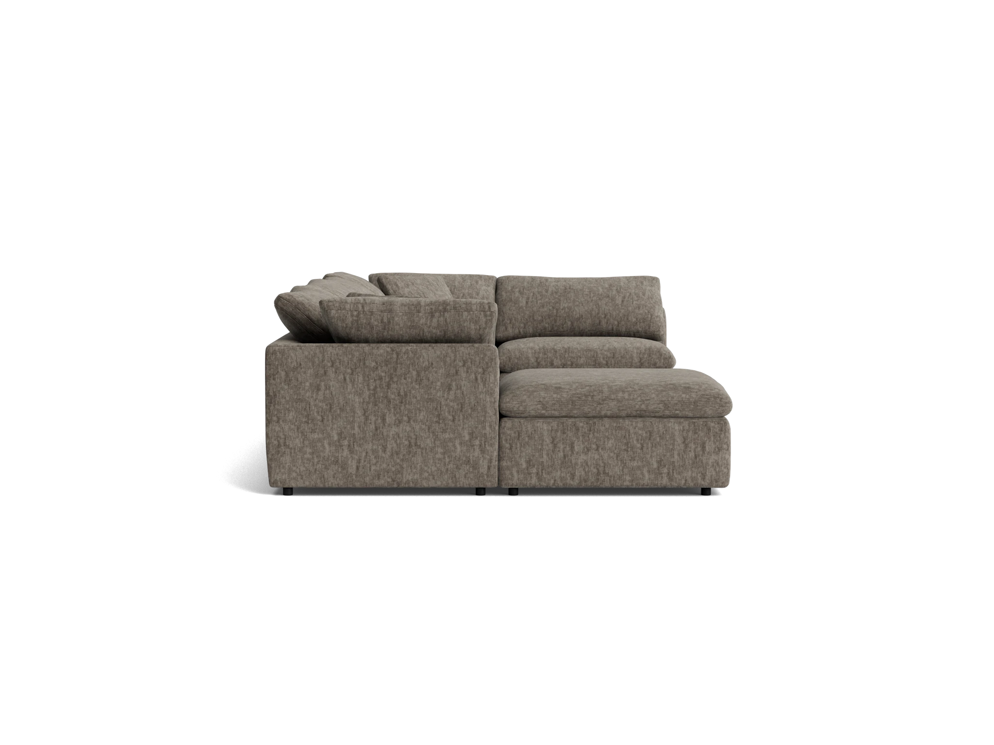 bryant modular grand sofa bumper sectional crave mocha latte