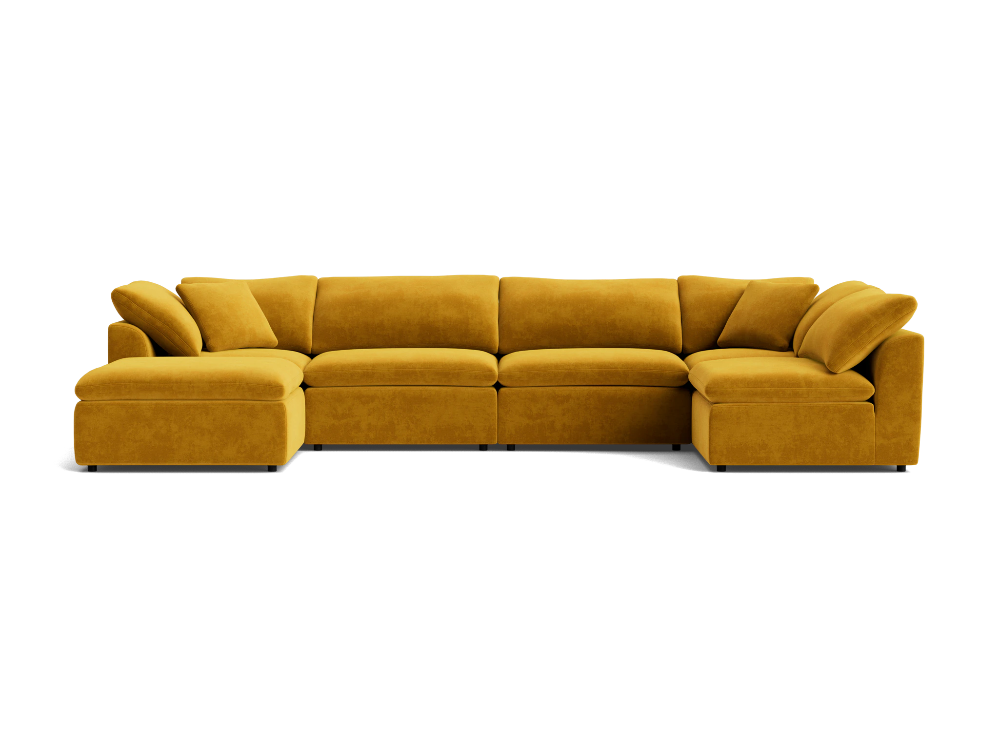 bryant modular grand sofa bumper sectional harper amber gold