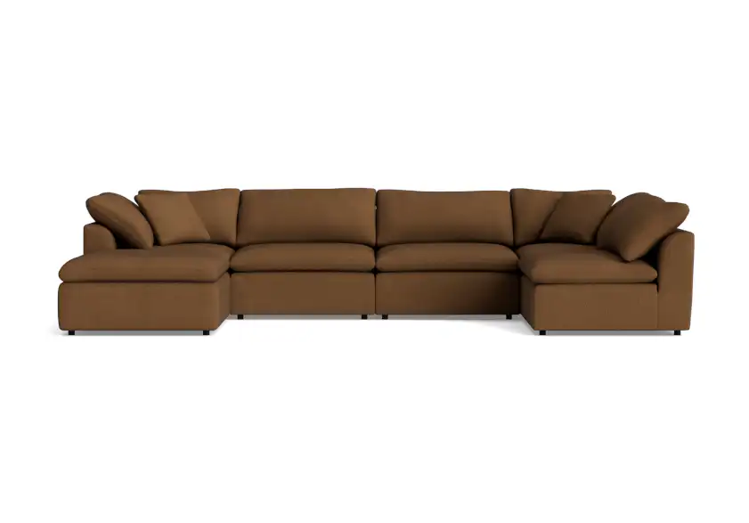 bryant modular grand sofa bumper sectional faithful mocha