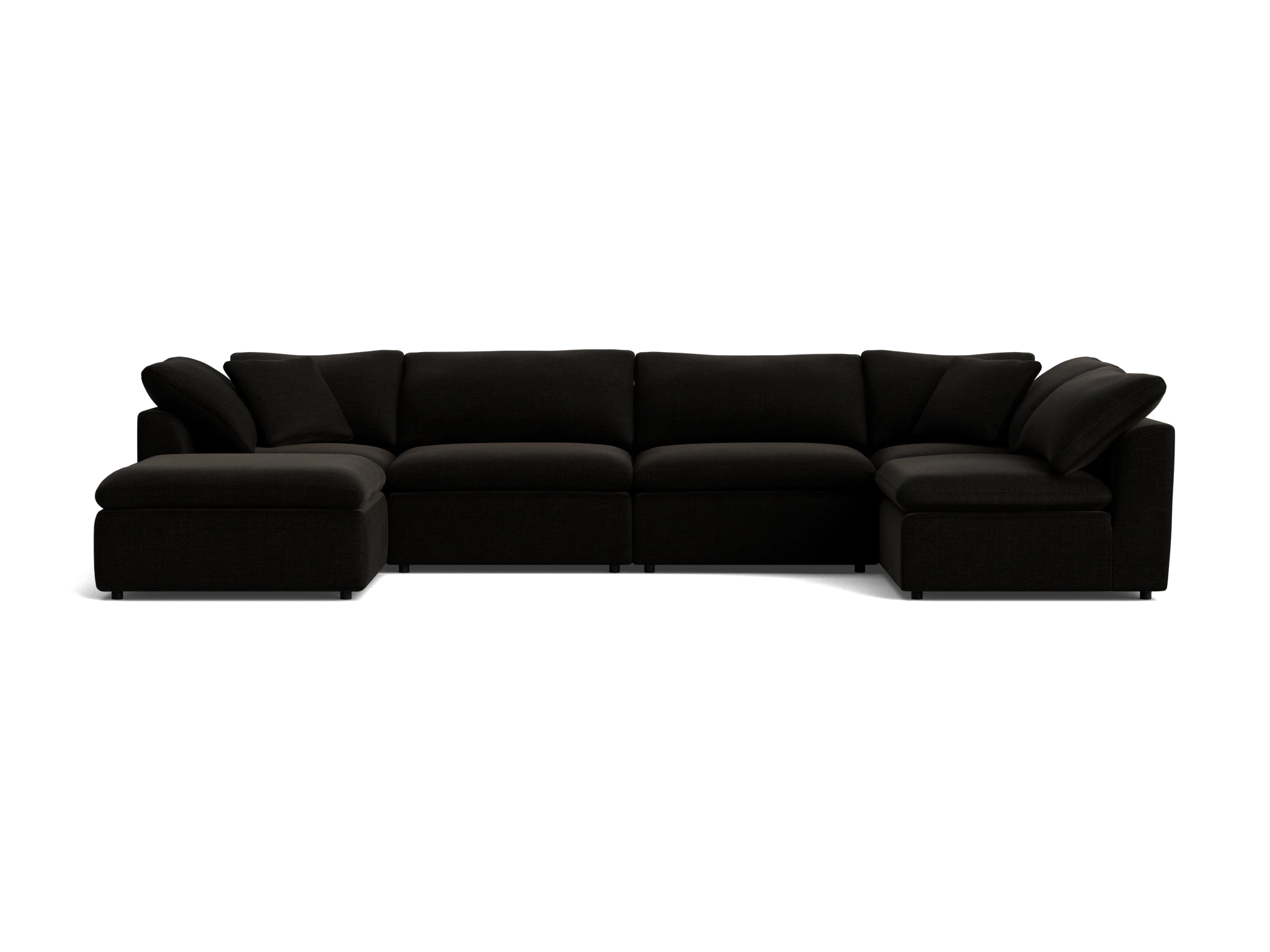 bryant modular grand sofa bumper sectional milo onyx