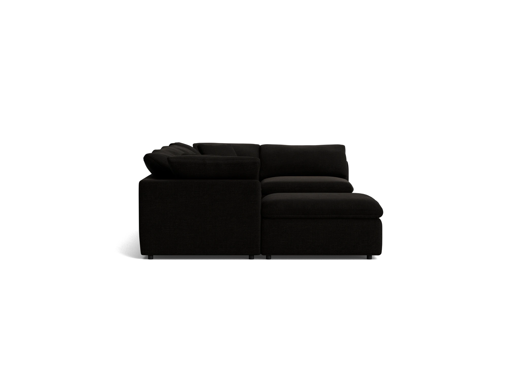 bryant modular grand sofa bumper sectional milo onyx