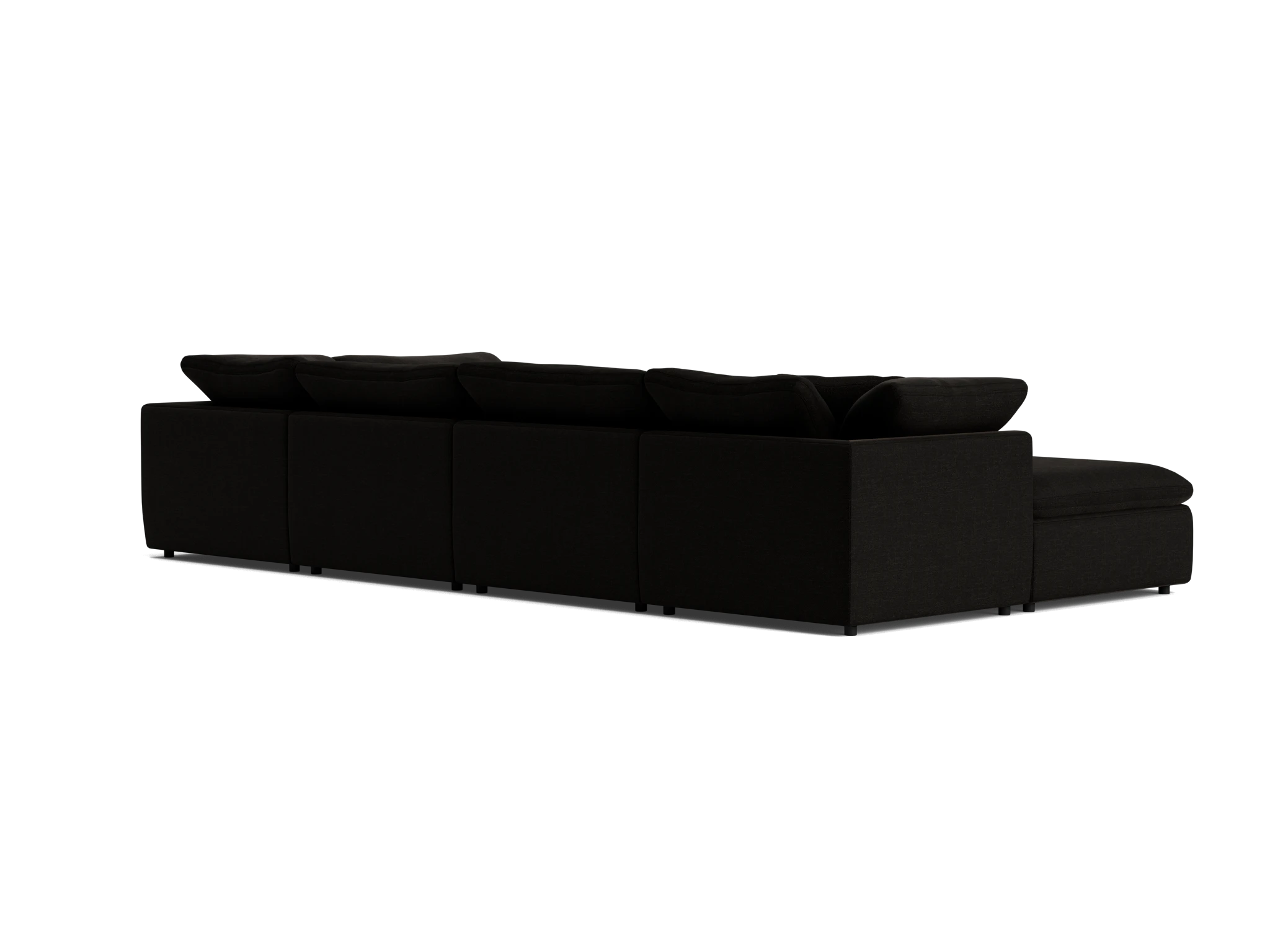 bryant modular grand sofa bumper sectional milo onyx