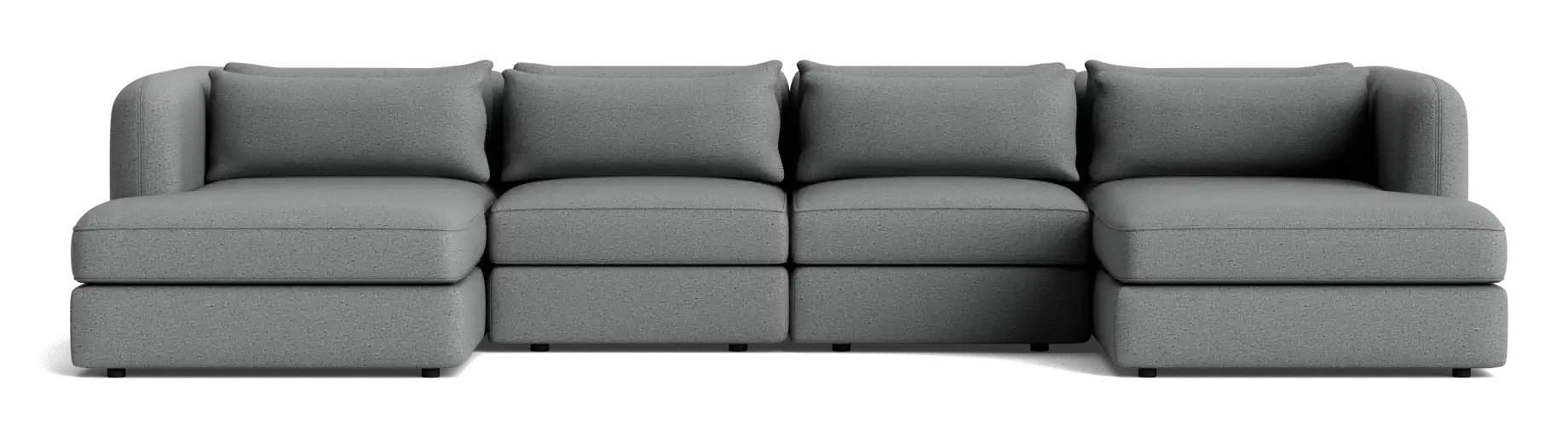 sebastian modular grand chaise sectional essence ash