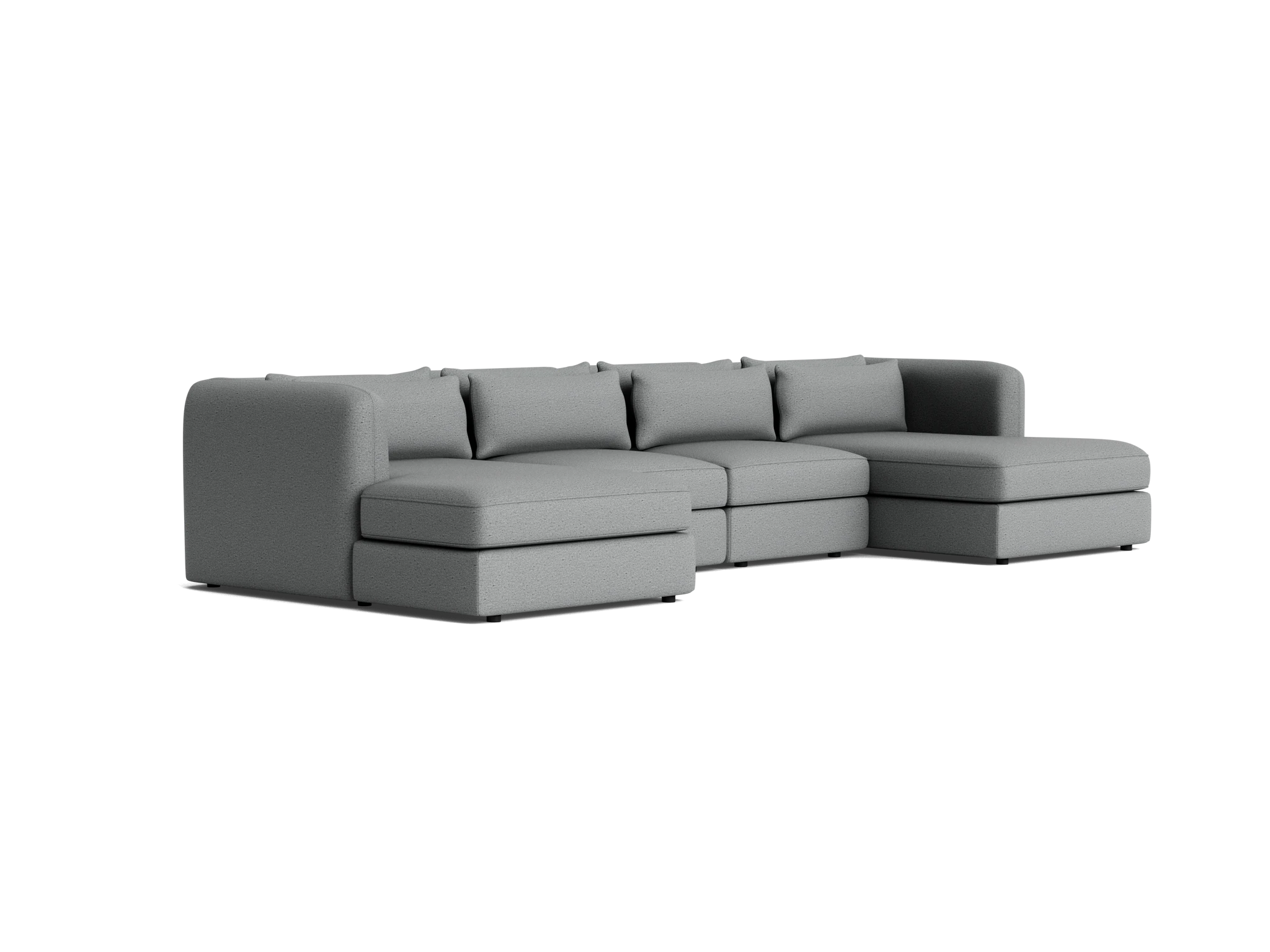 sebastian modular grand chaise sectional essence ash