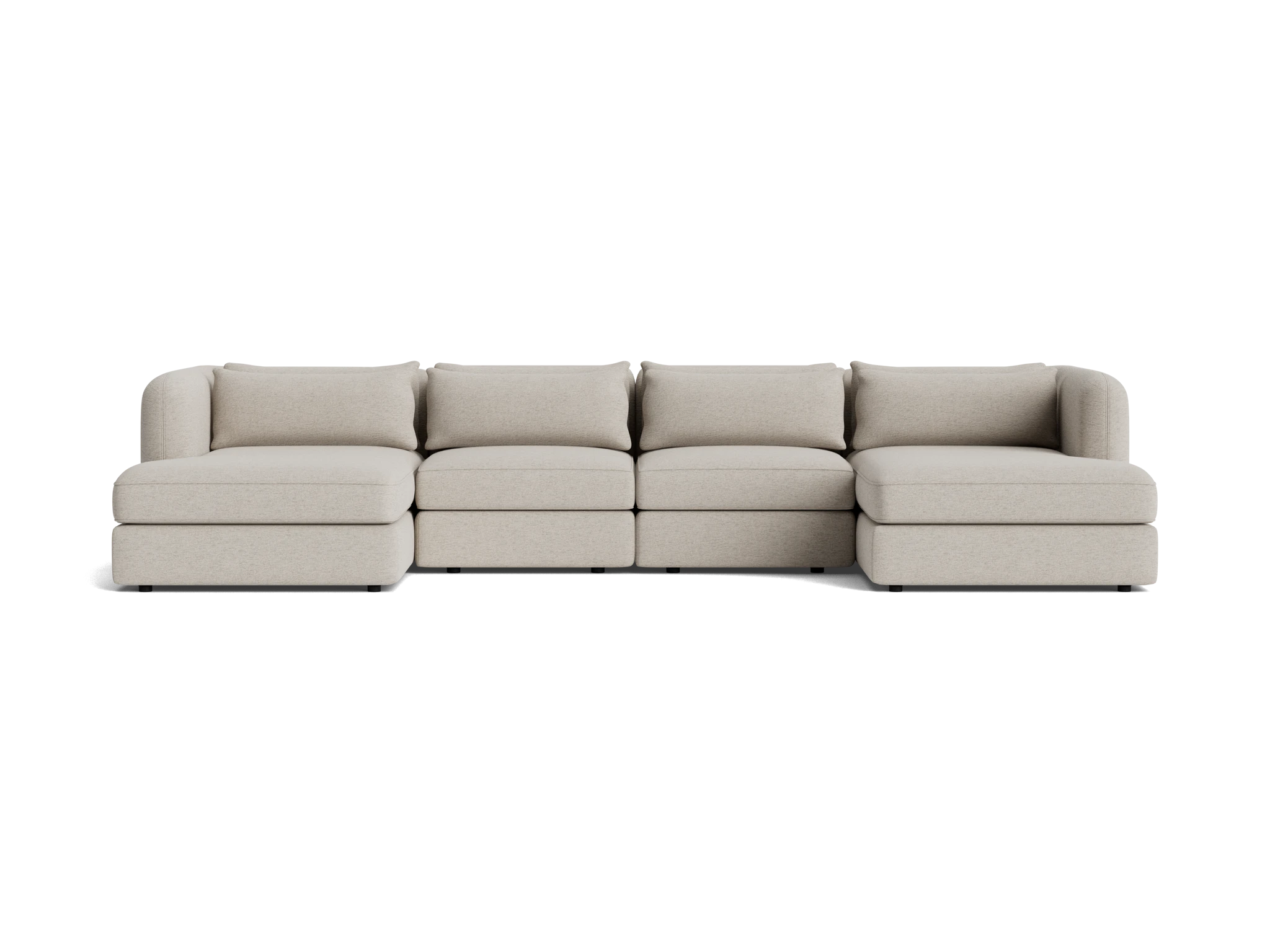 sebastian modular grand chaise sectional merit dove