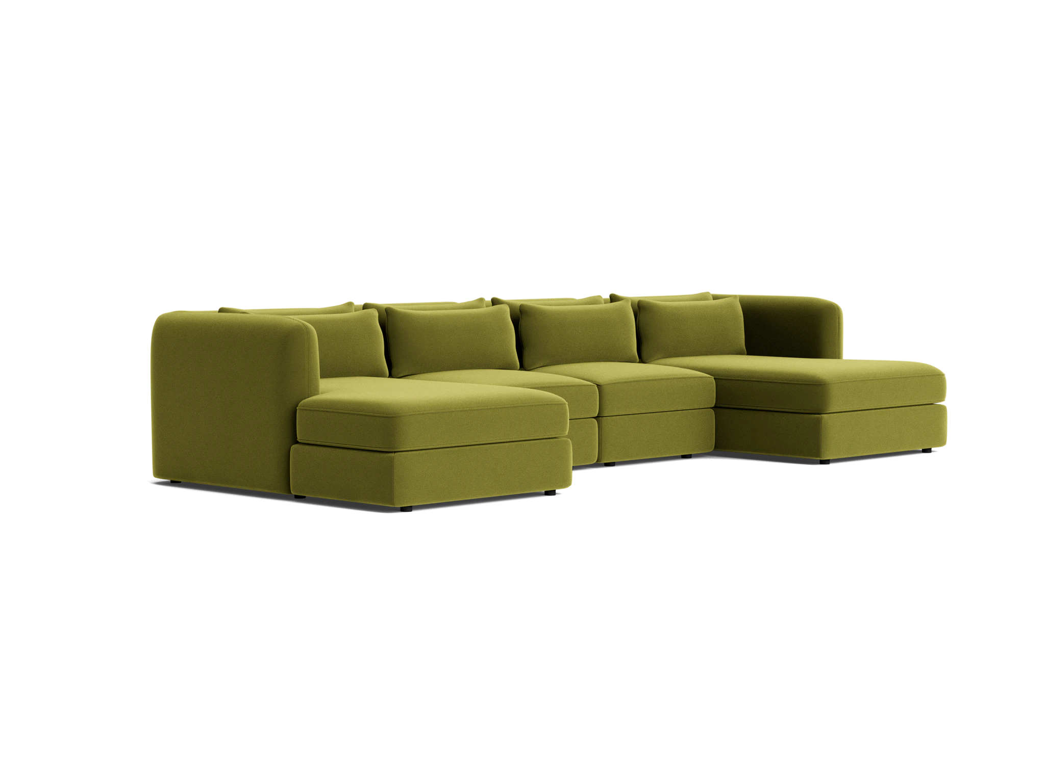 sebastian modular grand chaise sectional royale apple
