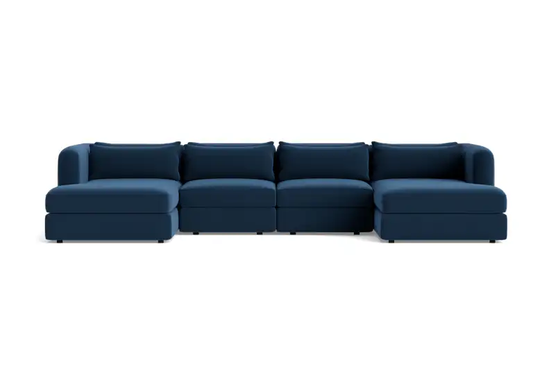 sebastian modular grand chaise sectional royale cobalt