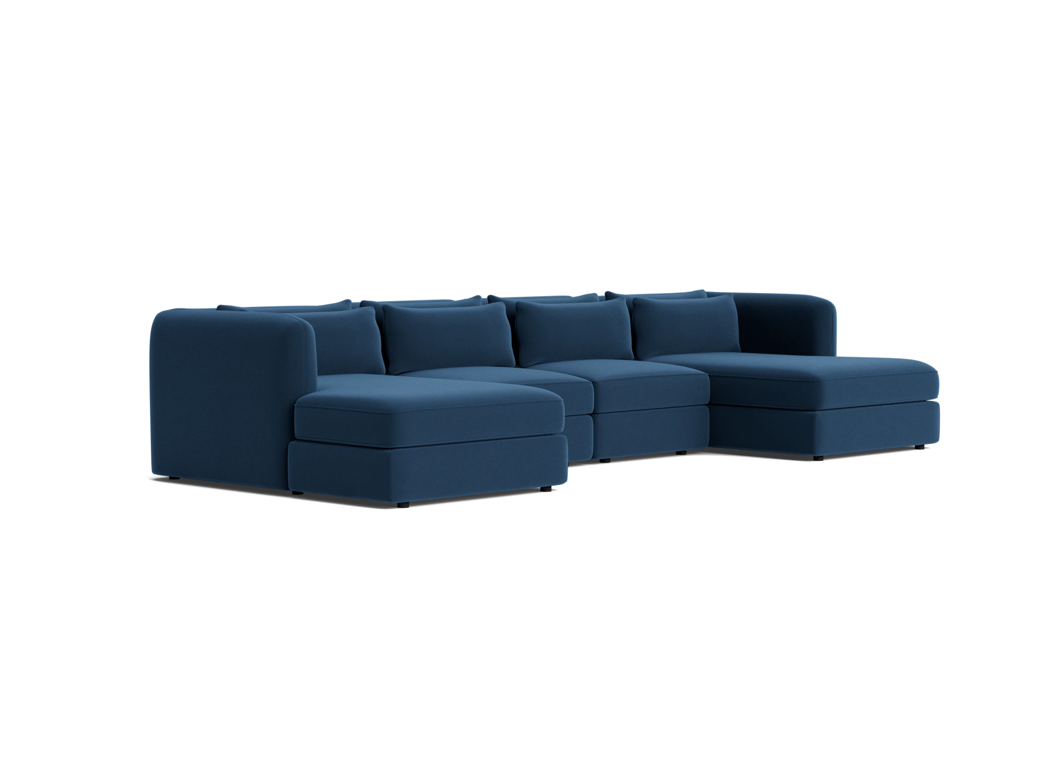 sebastian modular grand chaise sectional royale cobalt