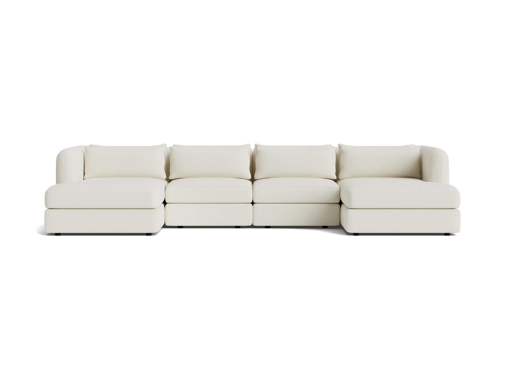 sebastian modular grand chaise sectional tussah snow