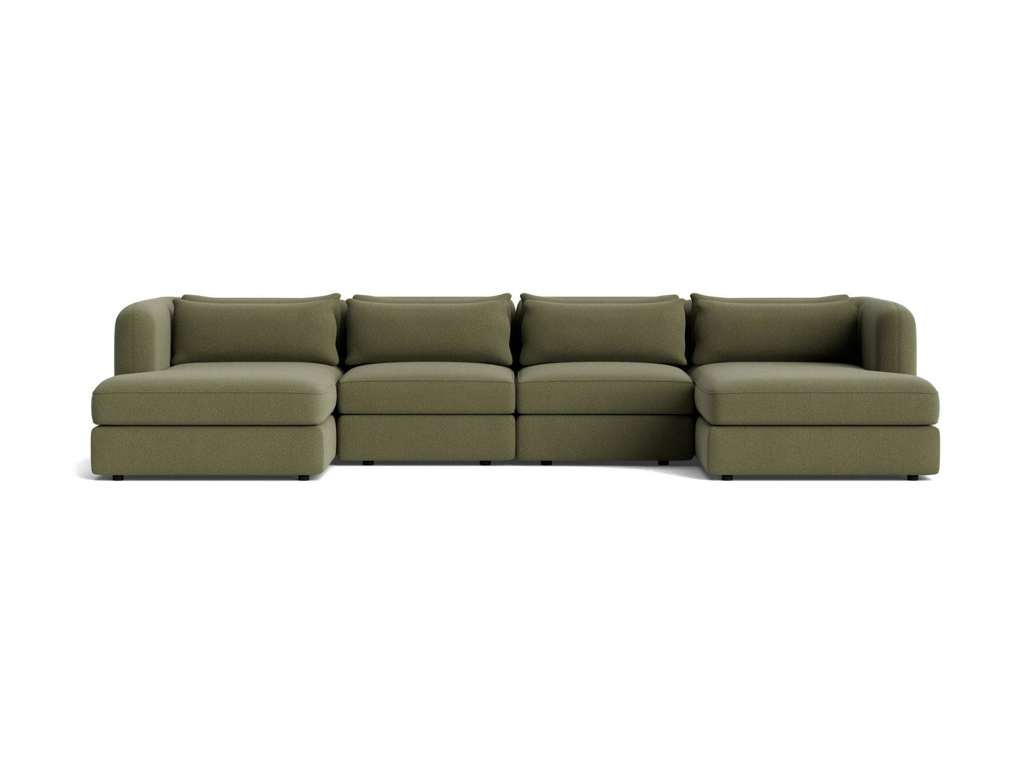 sebastian modular grand chaise sectional faithful olive