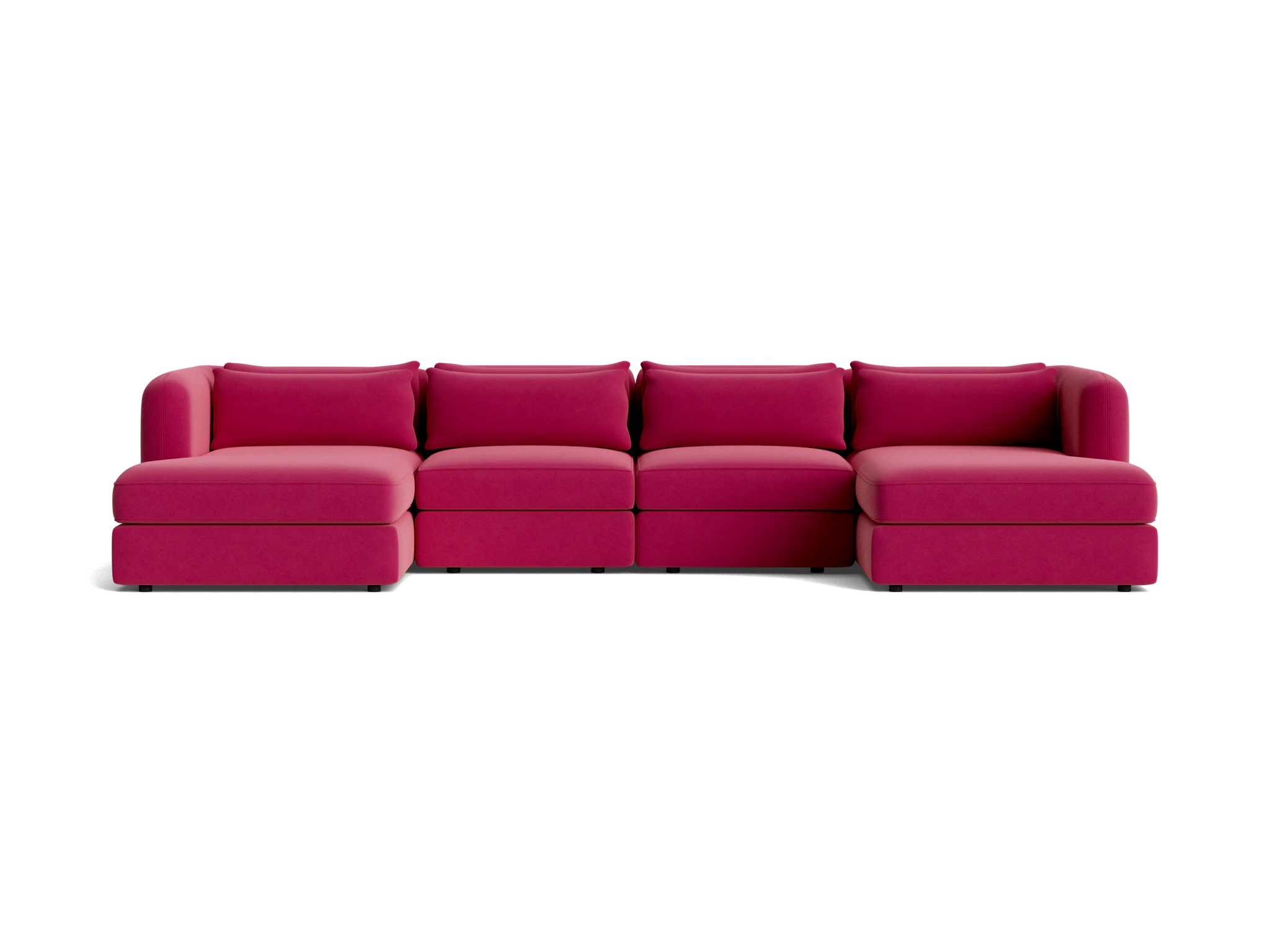 sebastian modular grand chaise sectional royale berry