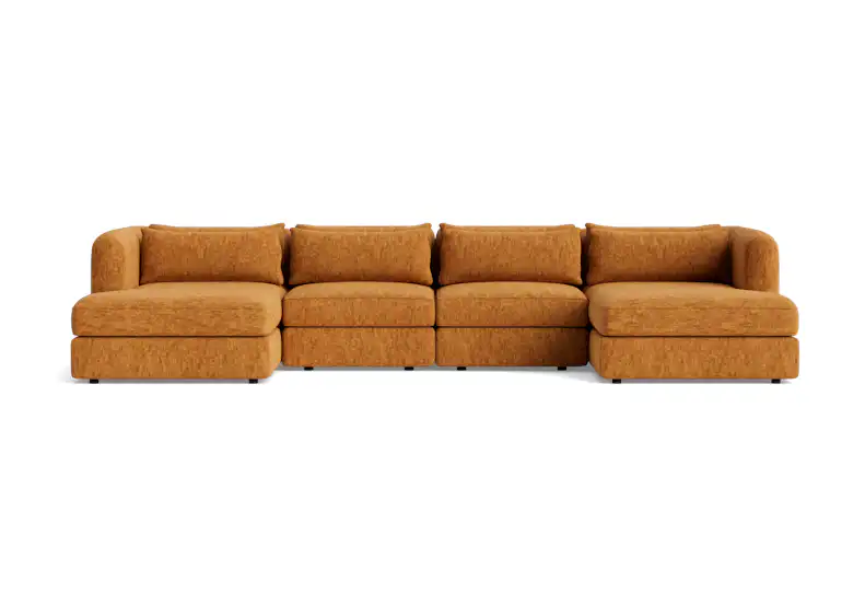 sebastian modular grand chaise sectional crave ginger tea