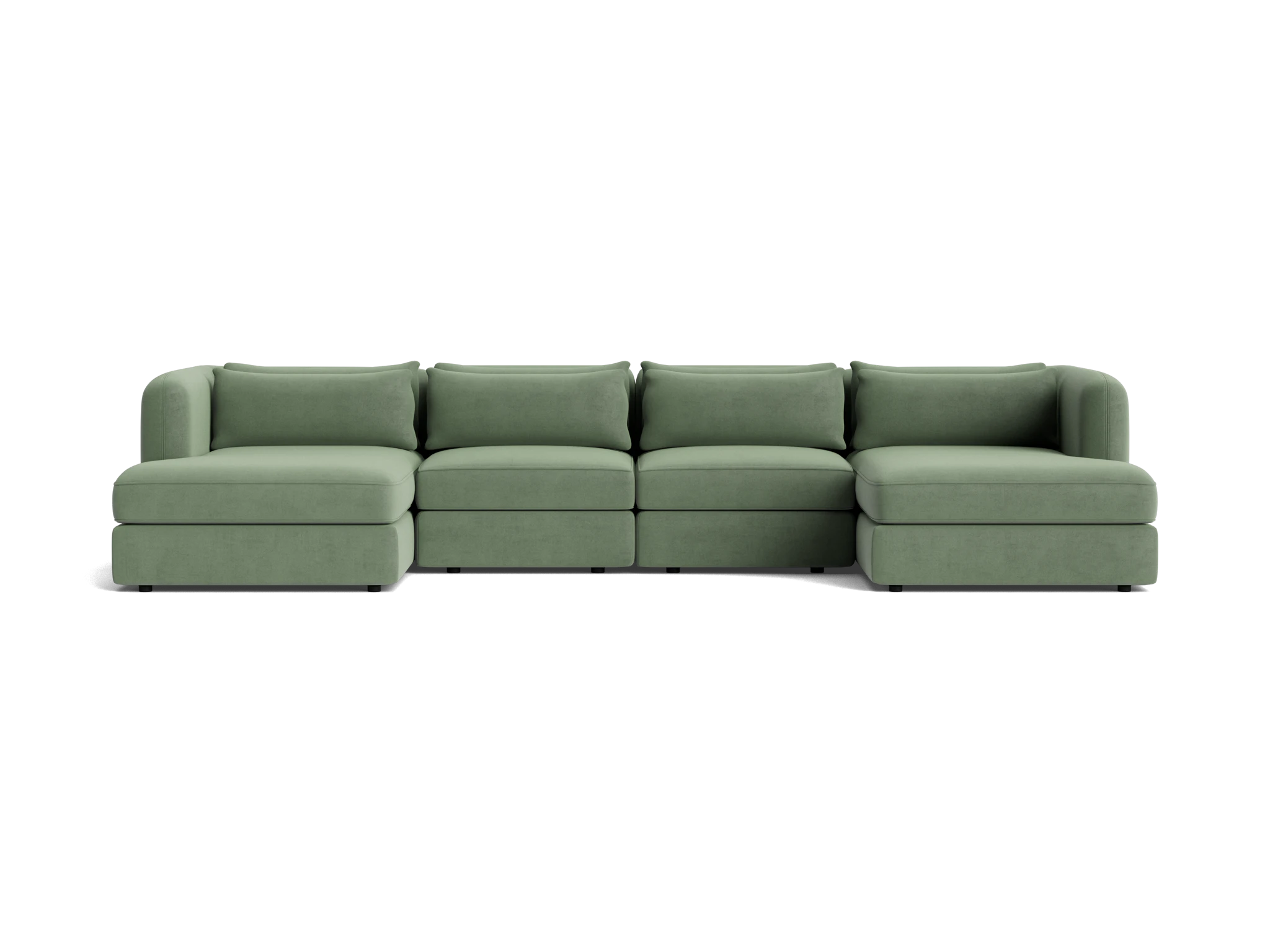 sebastian modular grand chaise sectional royale sage