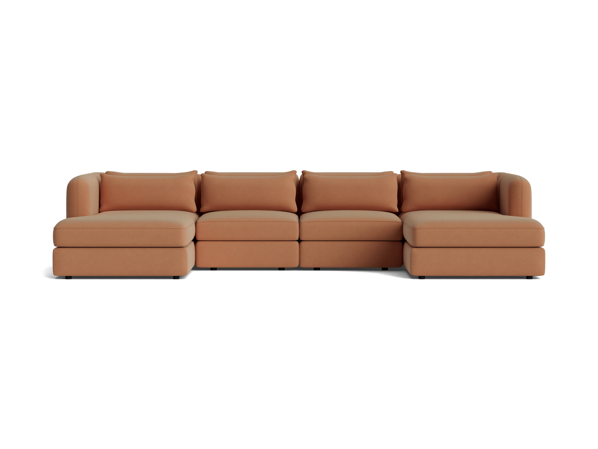 sebastian modular grand chaise sectional royale pantone mocha mousse