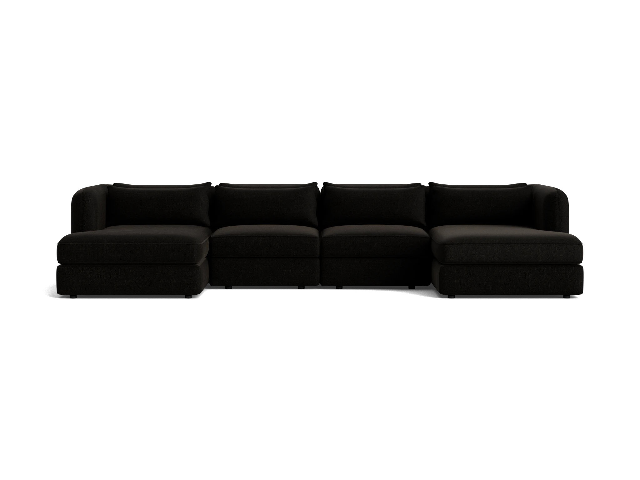 sebastian modular grand chaise sectional milo onyx