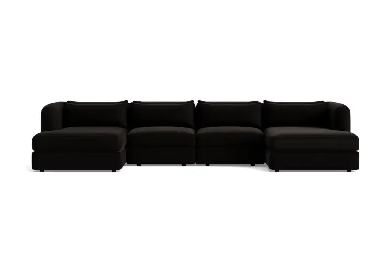 sebastian modular grand chaise sectional milo onyx