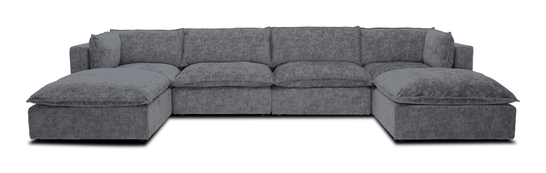 haine modular grand sofa sectional essence ash