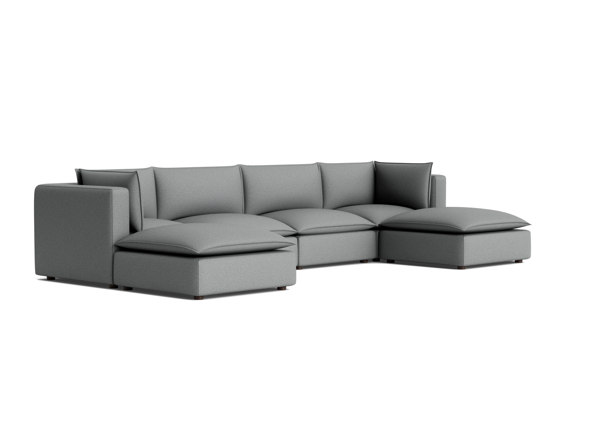 haine modular grand sofa sectional essence ash