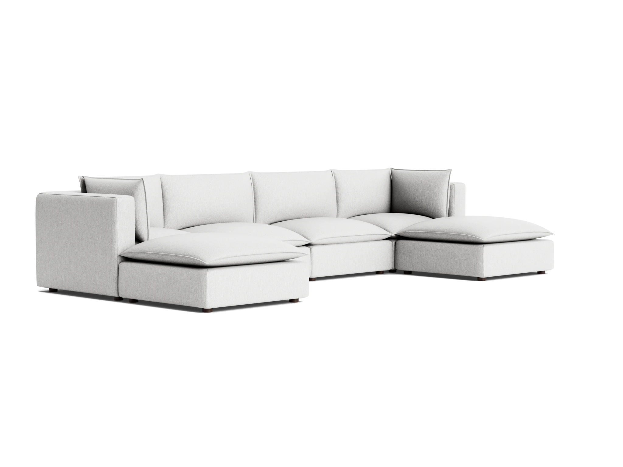 haine modular grand sofa sectional sunbrella premier fog