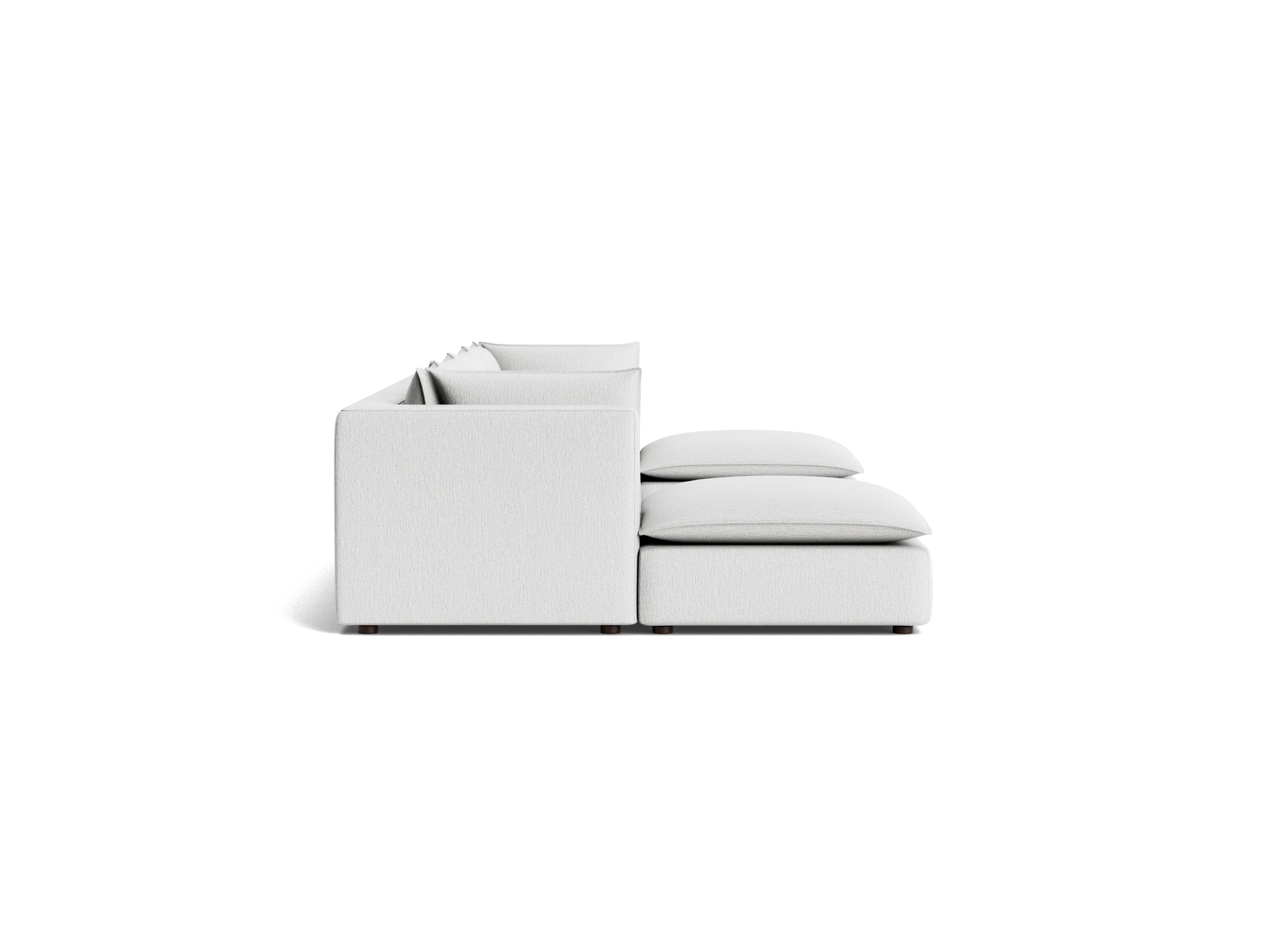 haine modular grand sofa sectional sunbrella premier fog