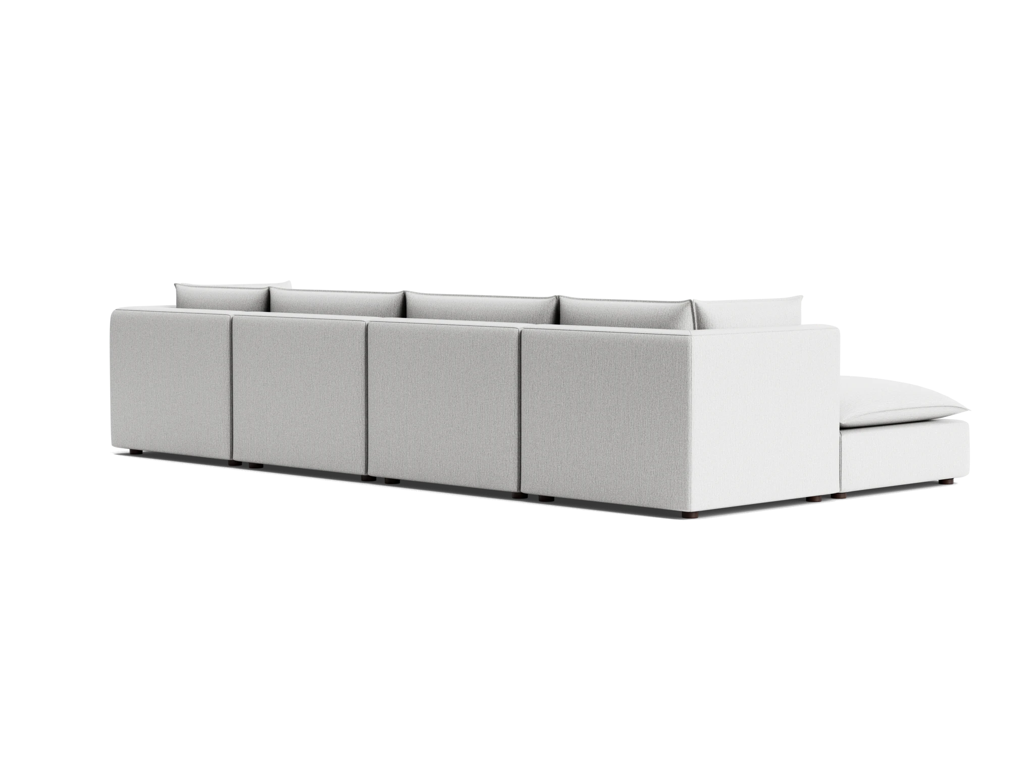 haine modular grand sofa sectional sunbrella premier fog