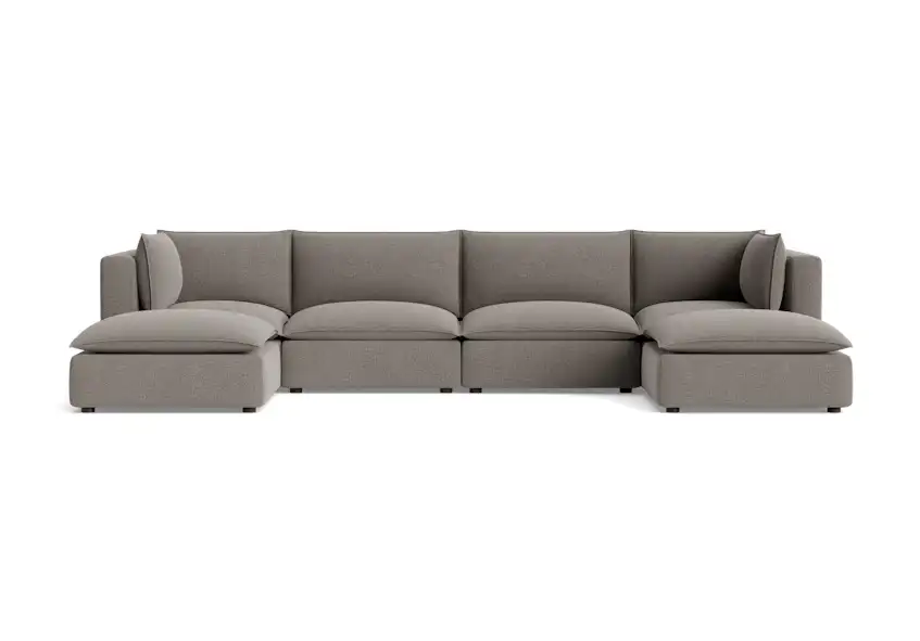 haine modular grand sofa sectional cody slate