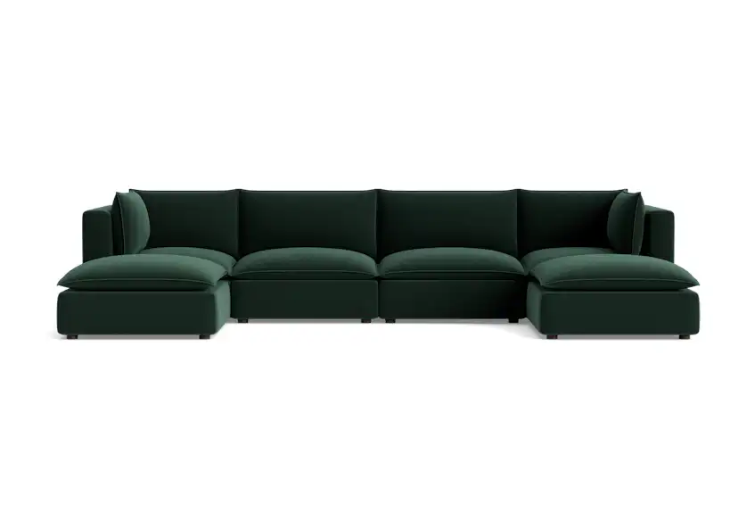 haine modular grand sofa sectional royale evergreen