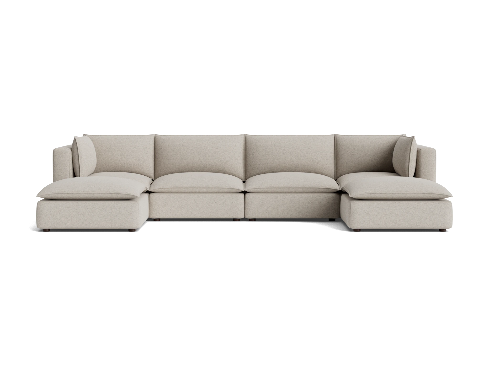 haine modular grand sofa sectional merit dove