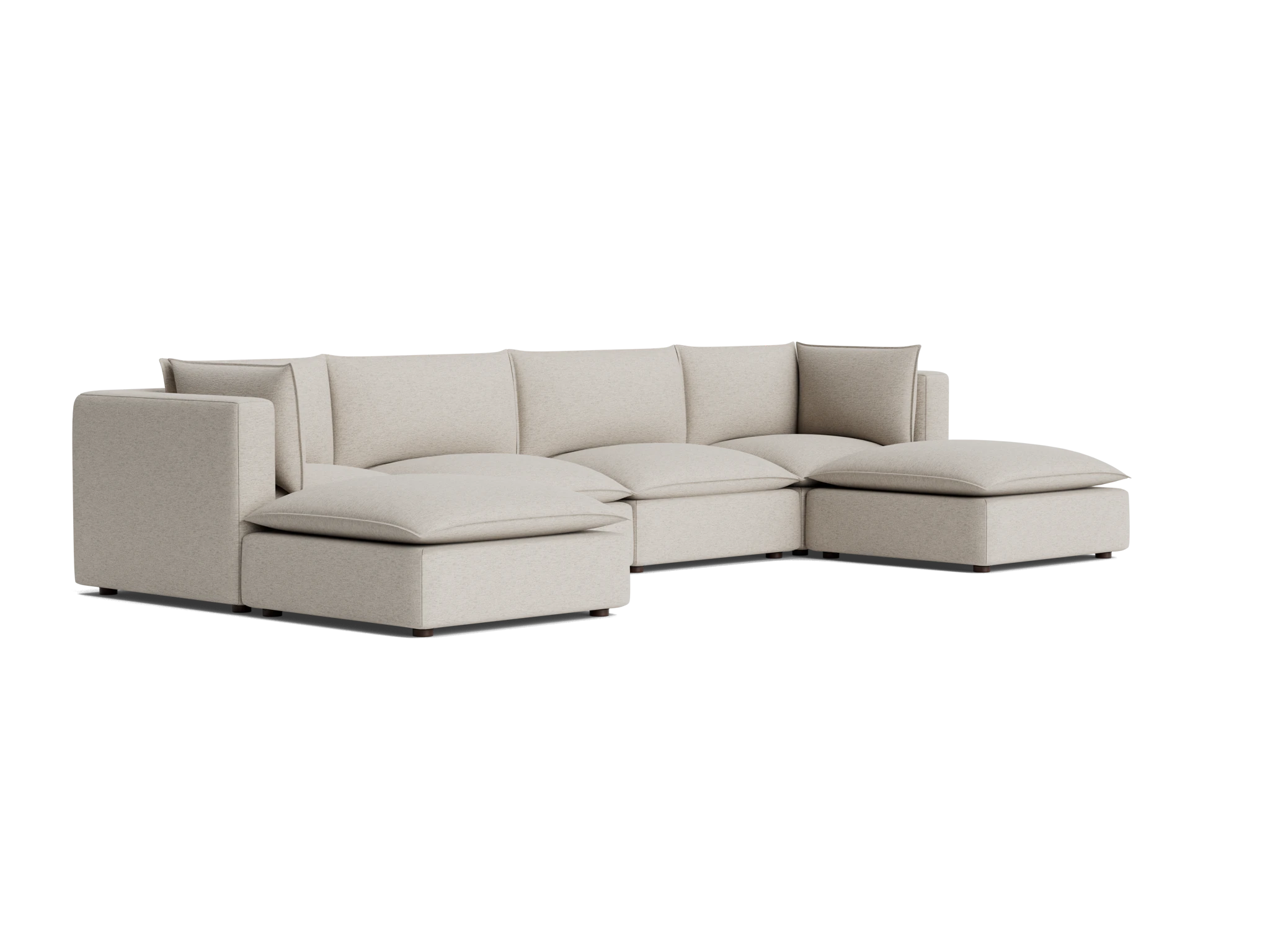 haine modular grand sofa sectional merit dove