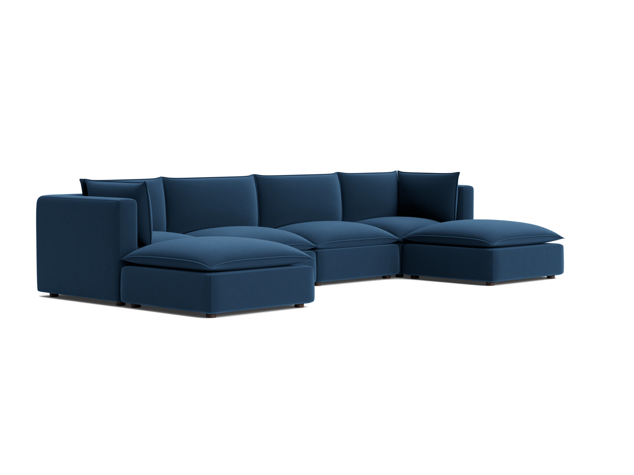 haine modular grand sofa sectional royale cobalt