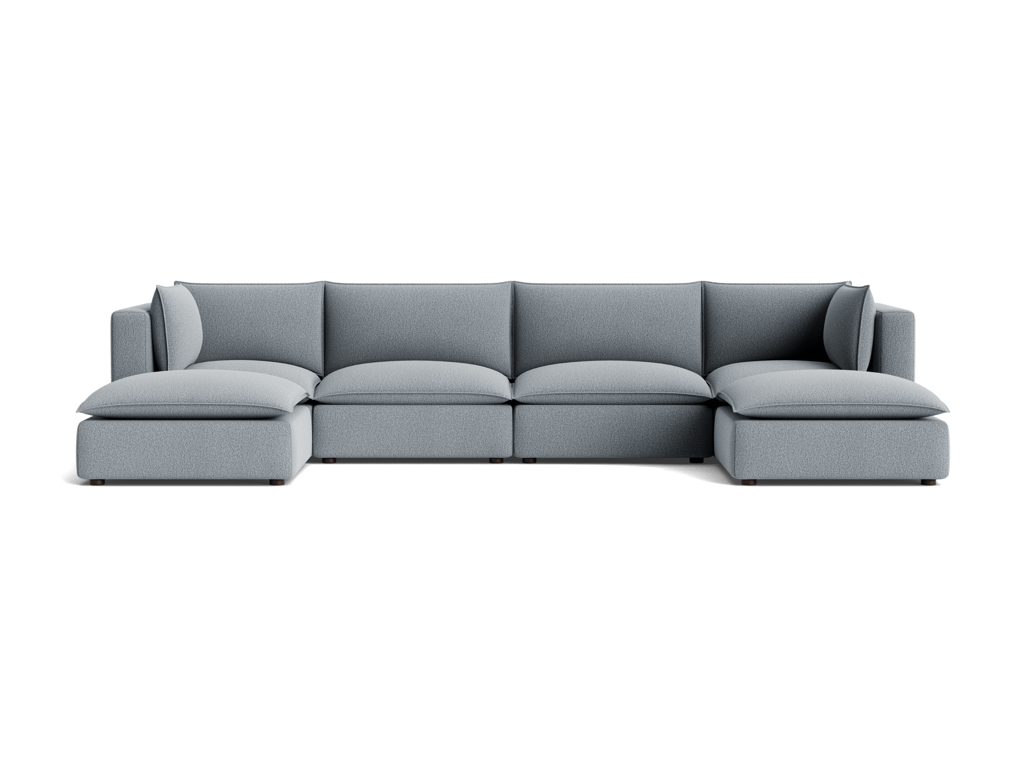 haine modular grand sofa sectional synergy pewter