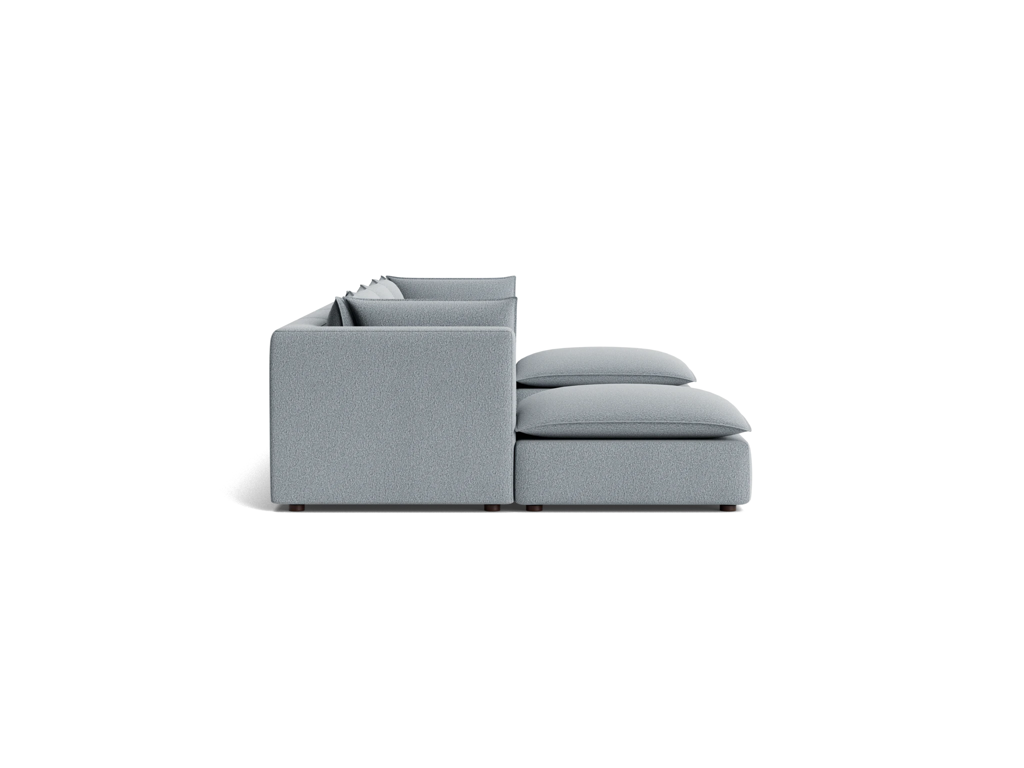 haine modular grand sofa sectional synergy pewter