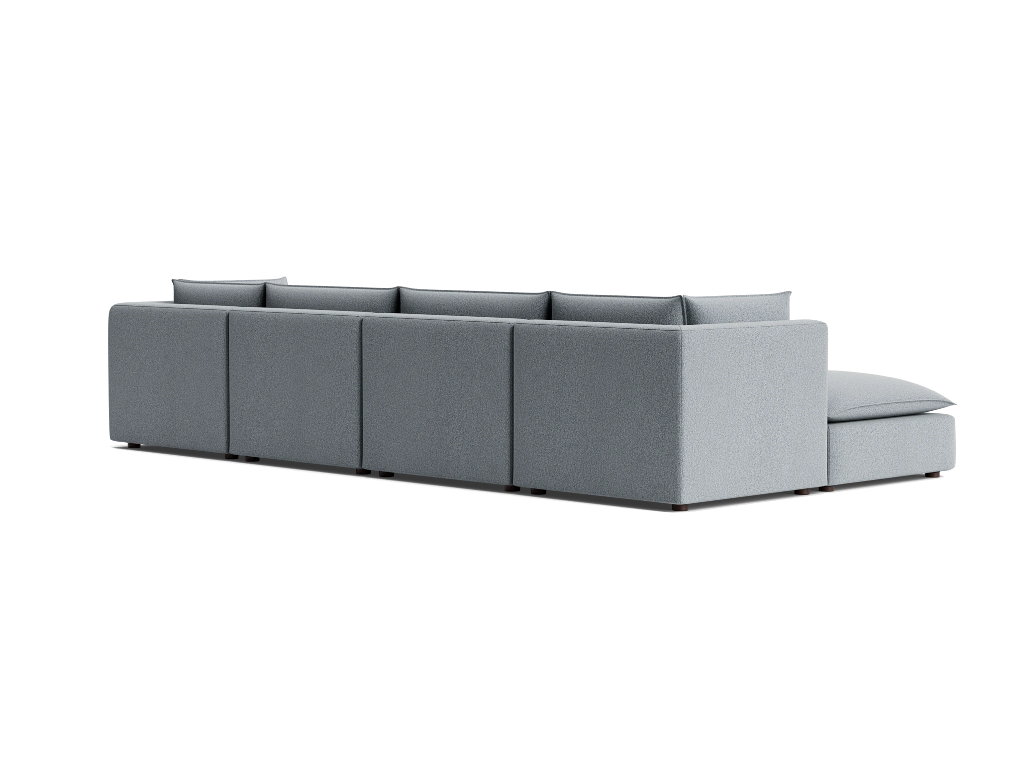 haine modular grand sofa sectional synergy pewter