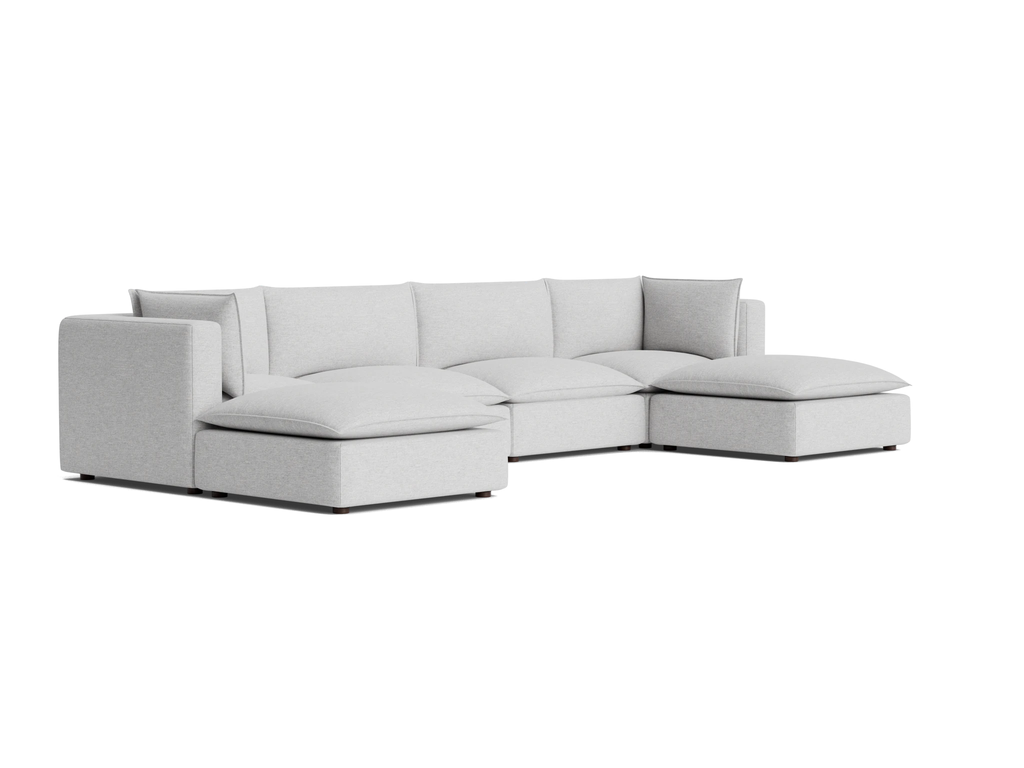 haine modular grand sofa sectional milo dove