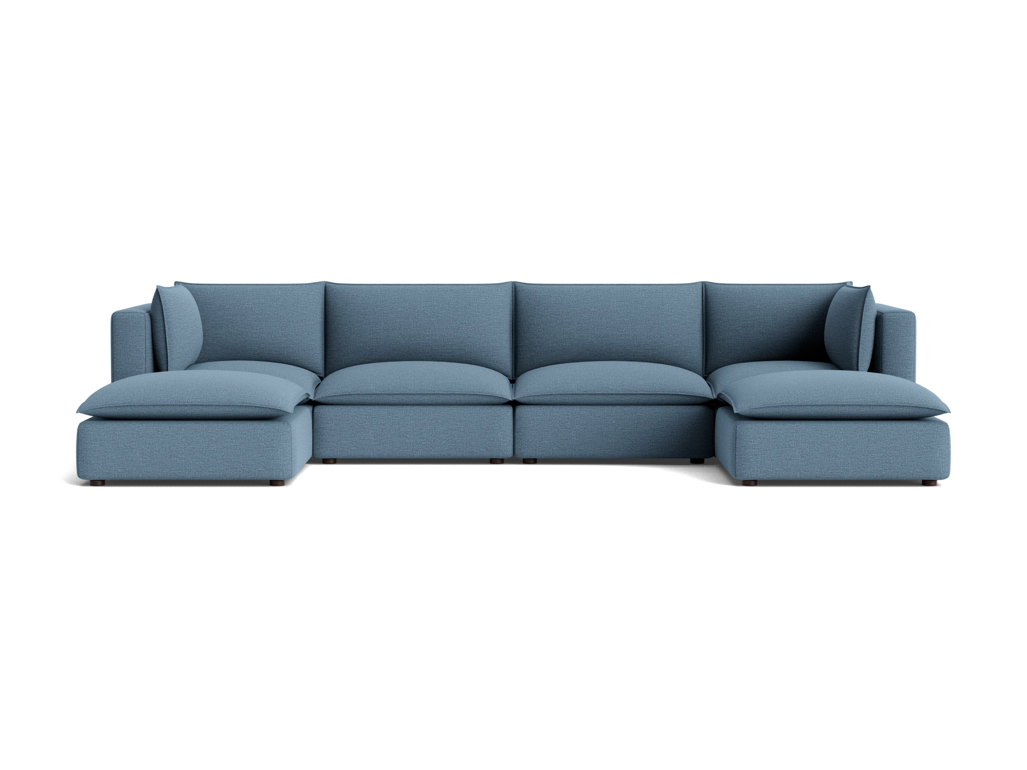 haine modular grand sofa sectional milo french blue