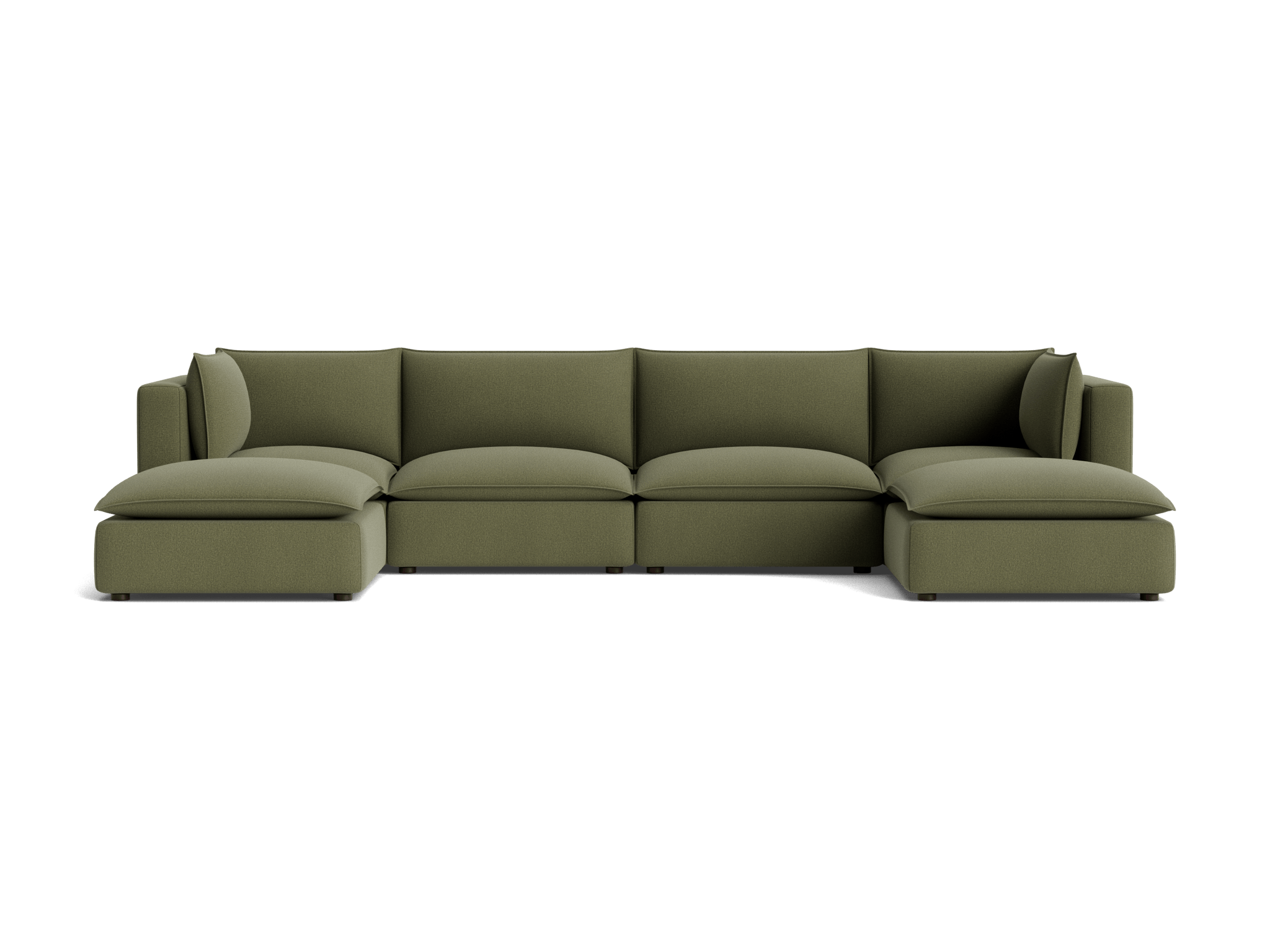 haine modular grand sofa sectional faithful olive