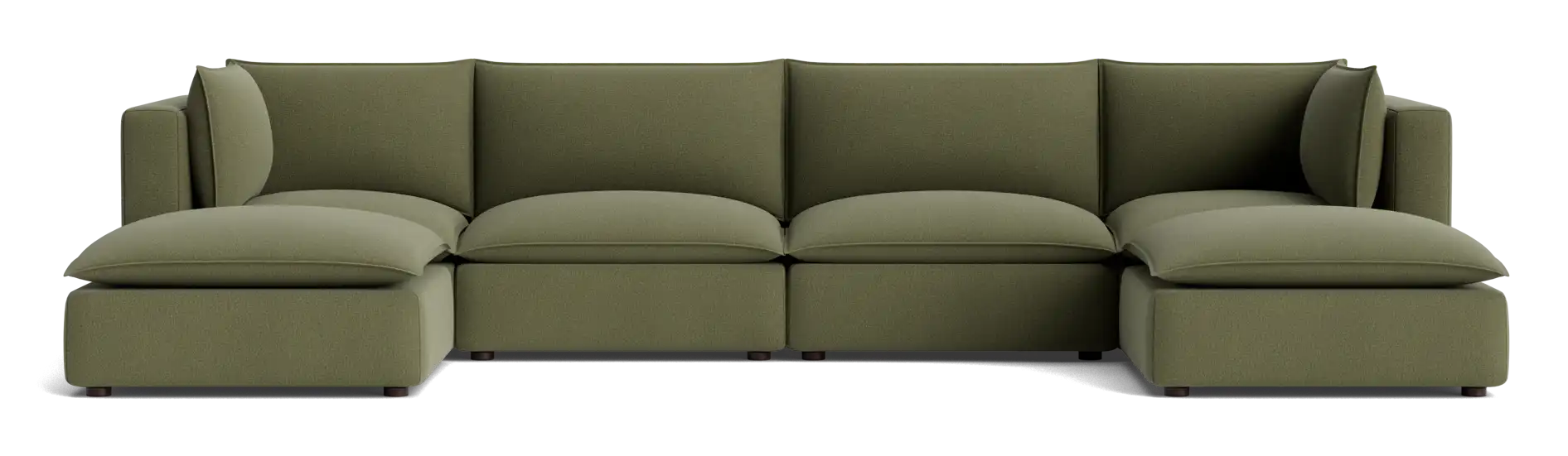 haine modular grand sofa sectional faithful olive