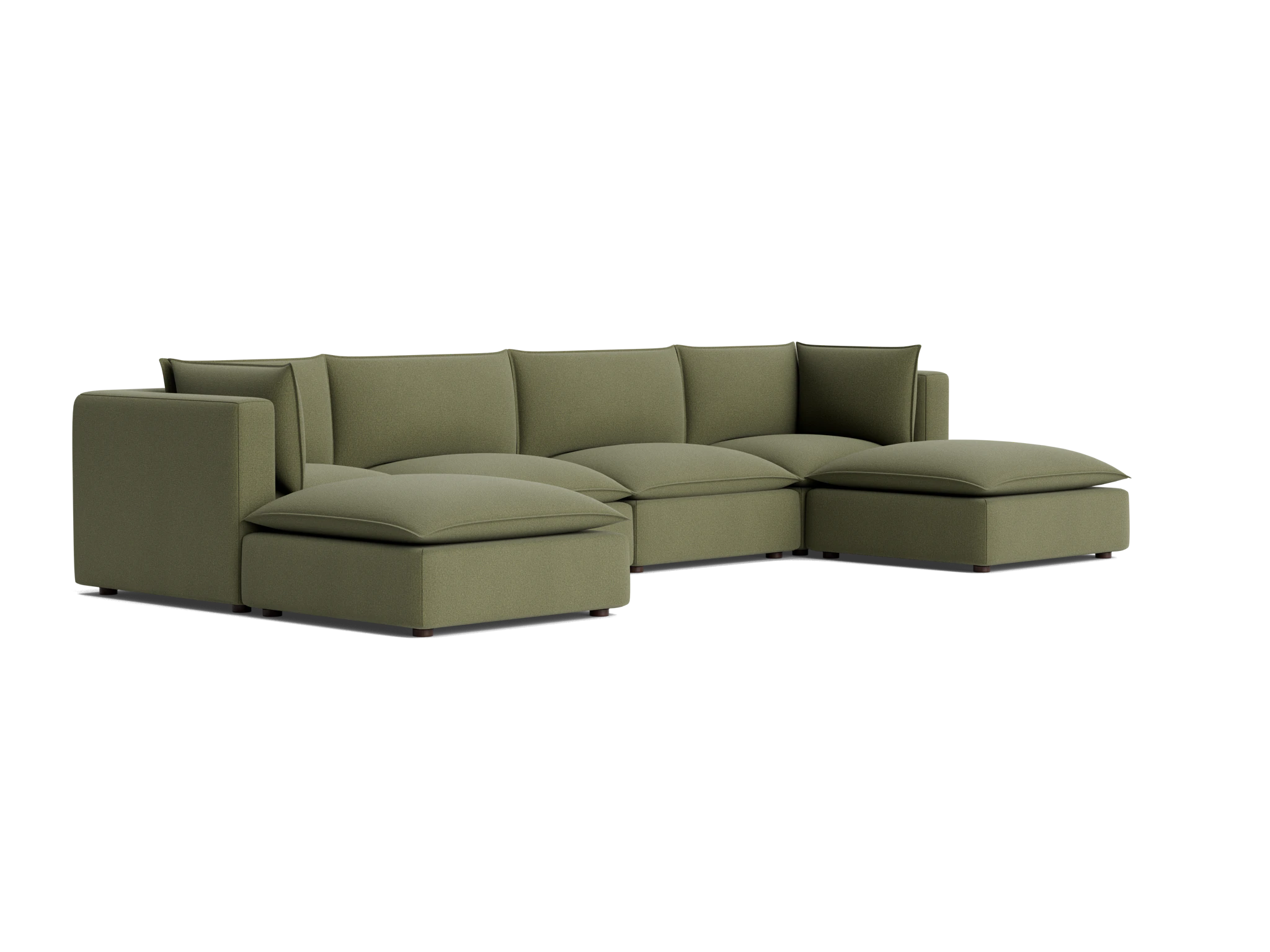 haine modular grand sofa sectional faithful olive