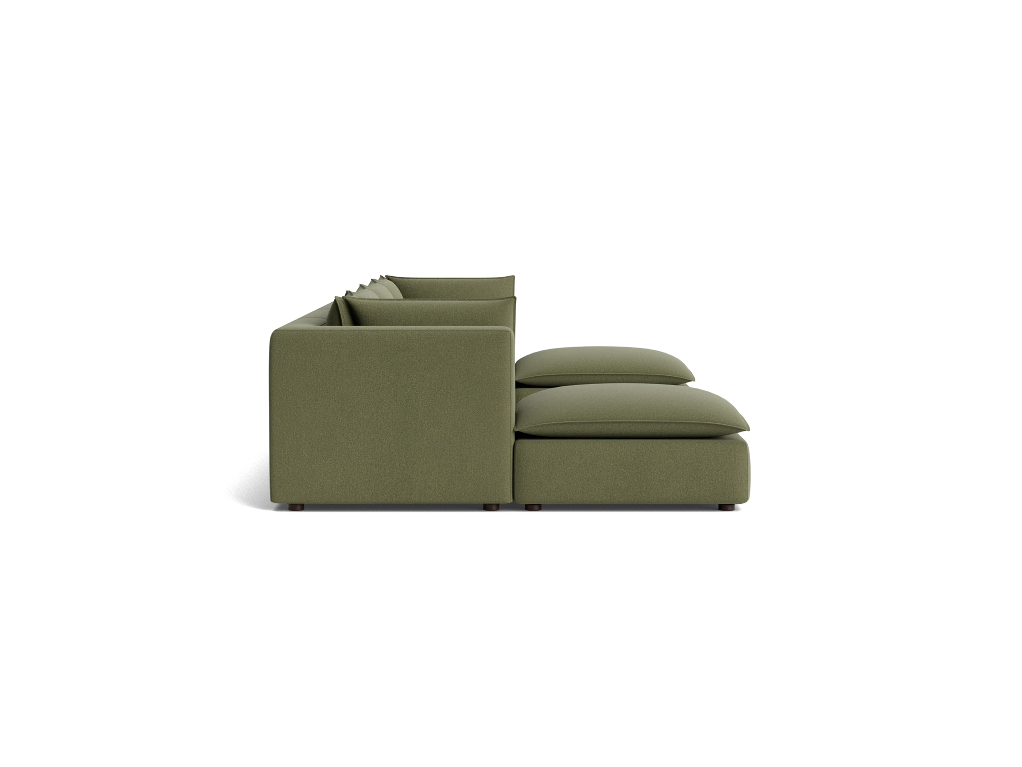 haine modular grand sofa sectional faithful olive