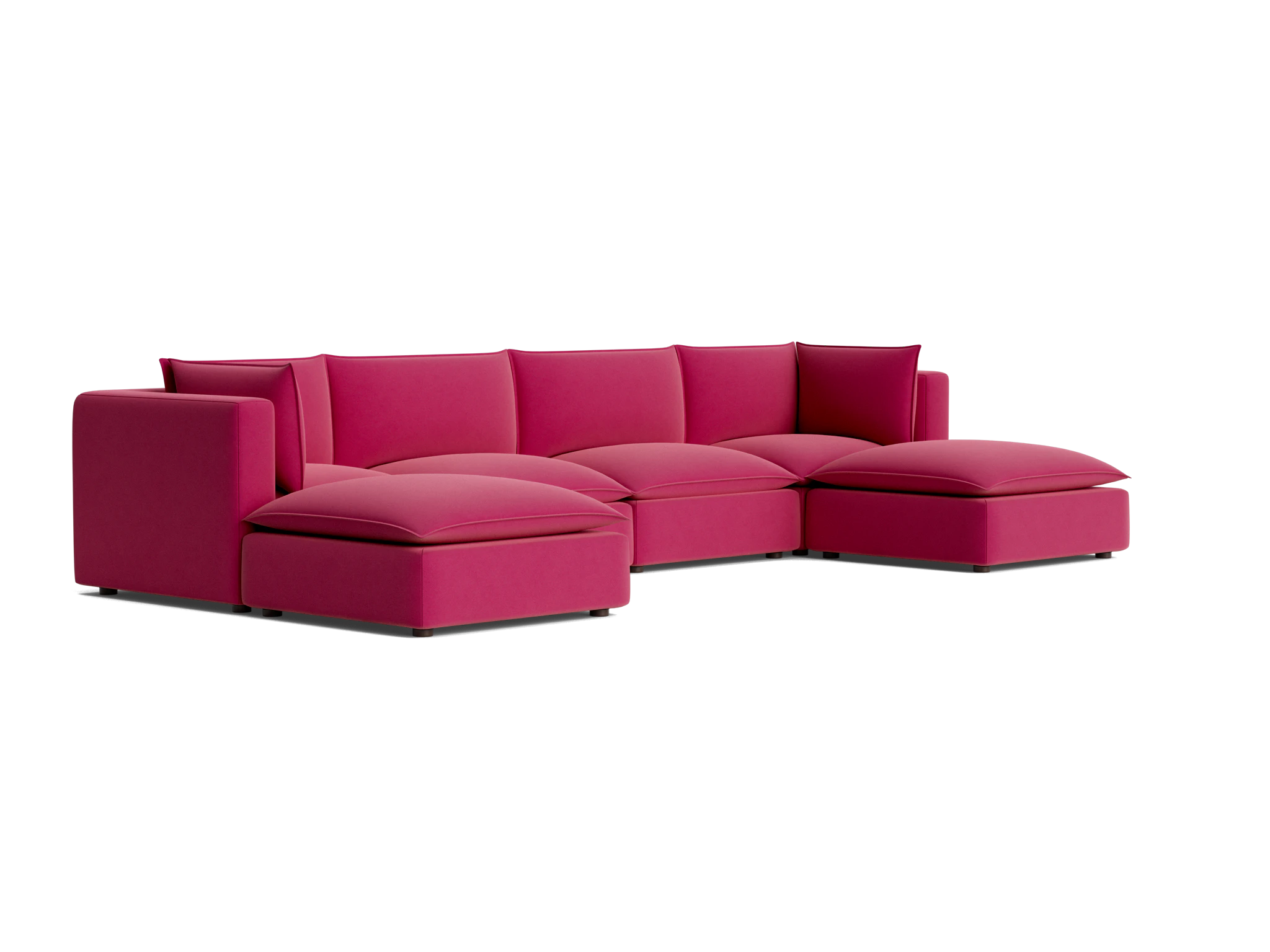 haine modular grand sofa sectional royale berry